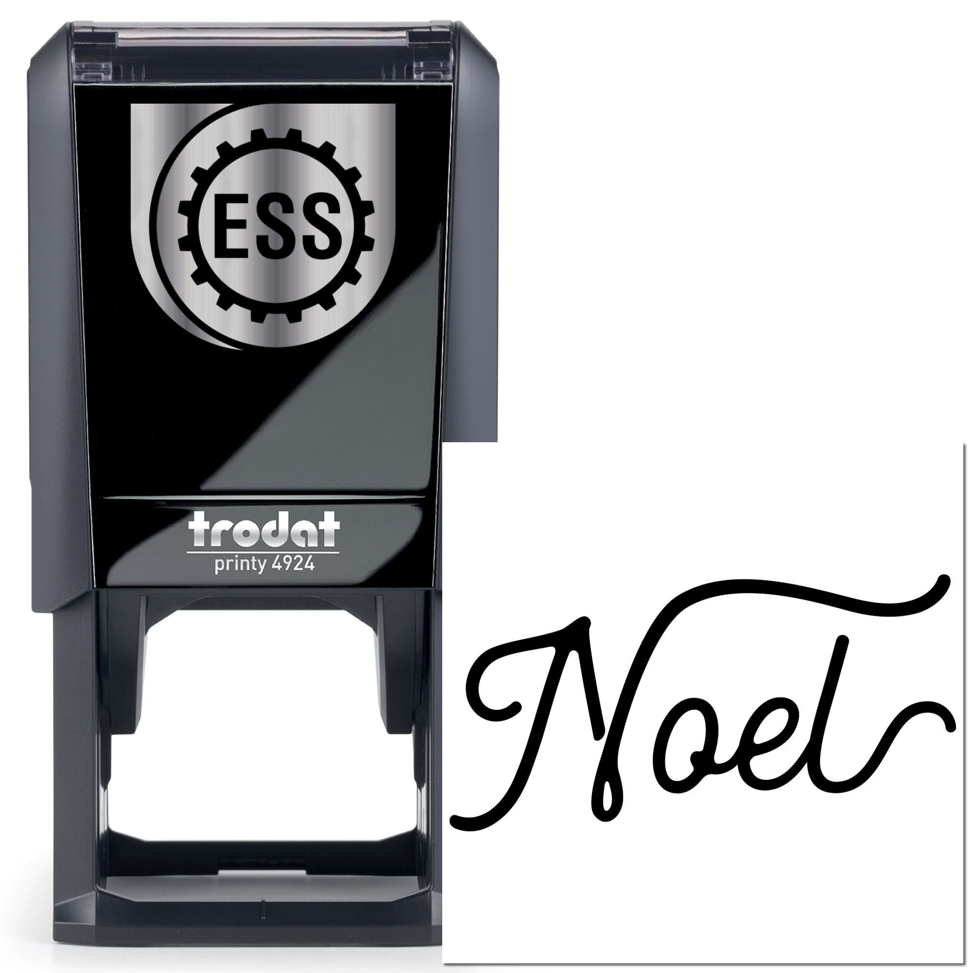 Self-Inking Noel Script Place Card Stamp