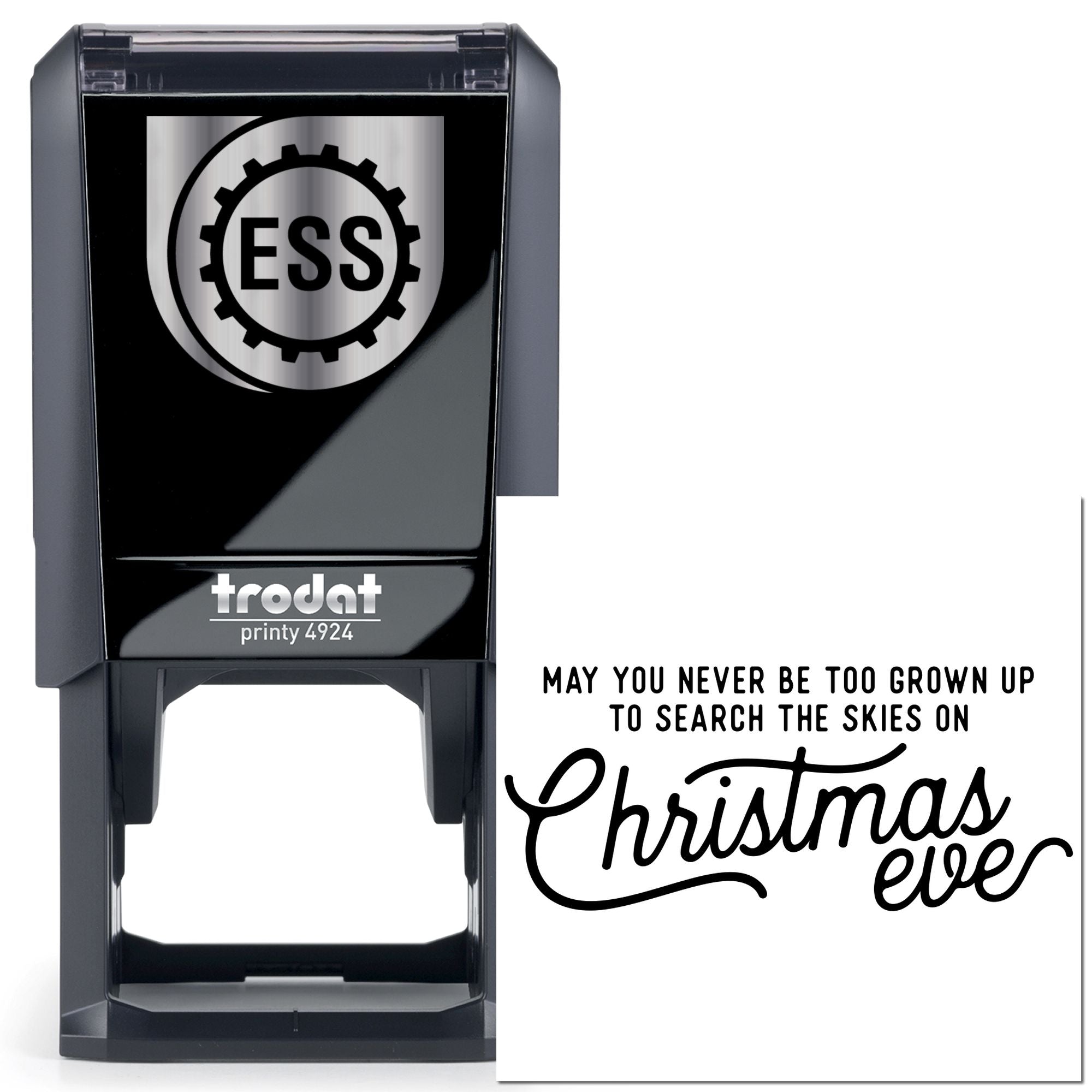 Self-Inking Whimsical Christmas Scrapbooking Stamp