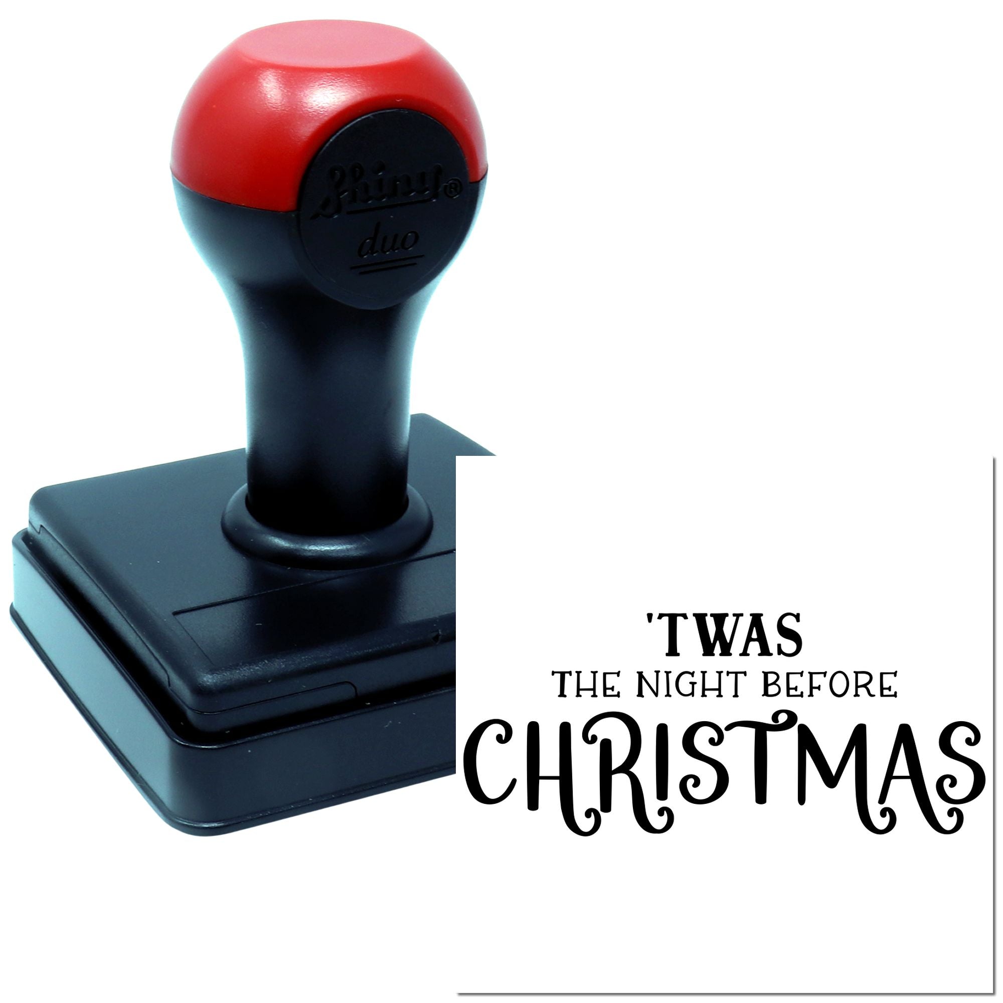 Duo Twas The Night Before Christmas Hand Stamp