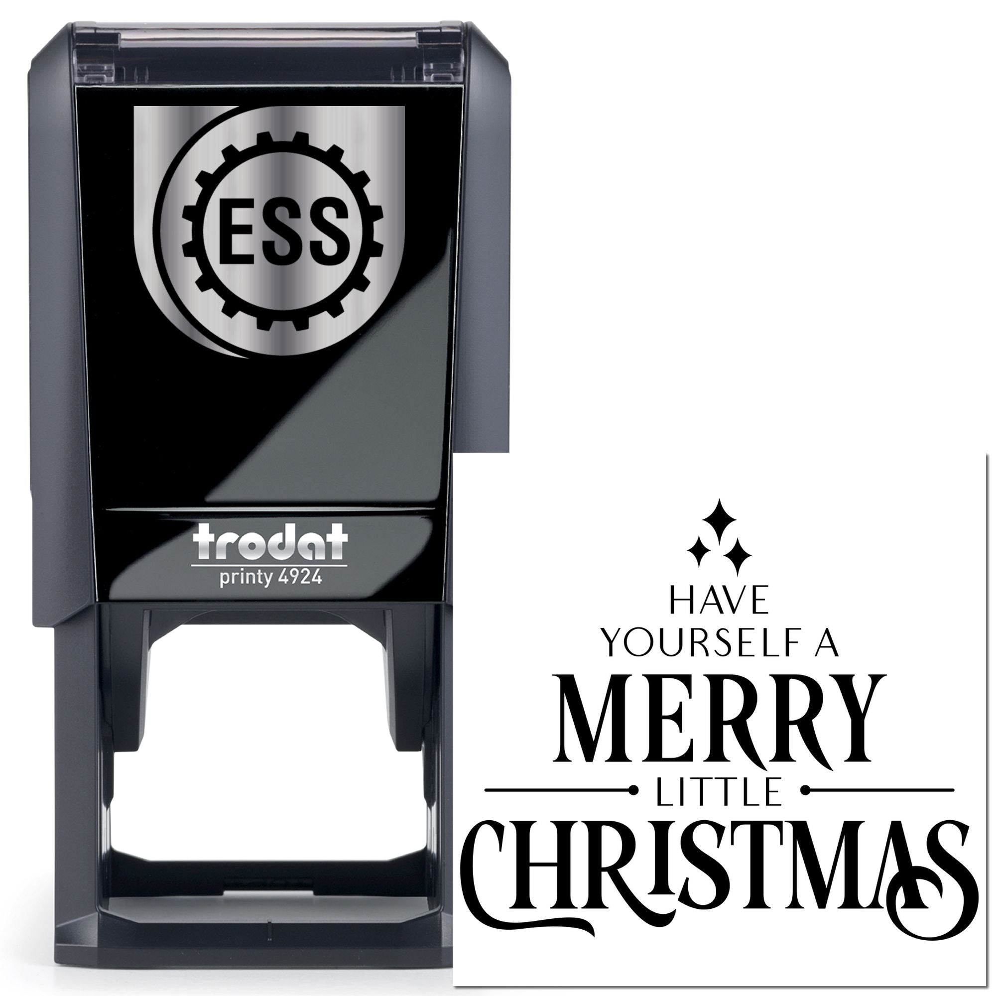 Self-Inking Merry Christmas Paper Goods Stamp