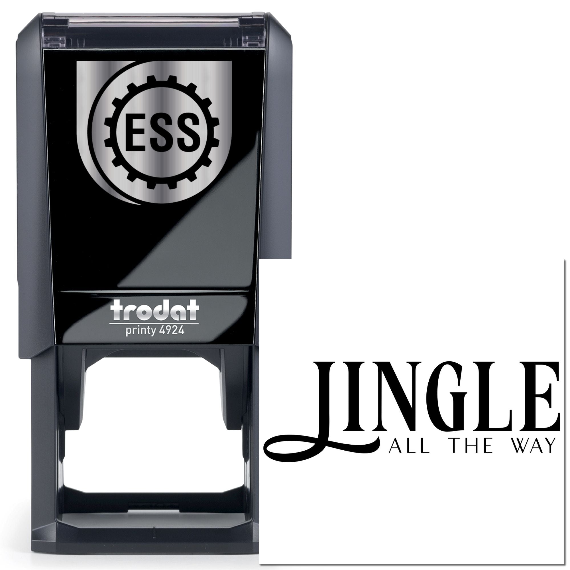 Self-Inking Holiday Logo Place Card Stamp