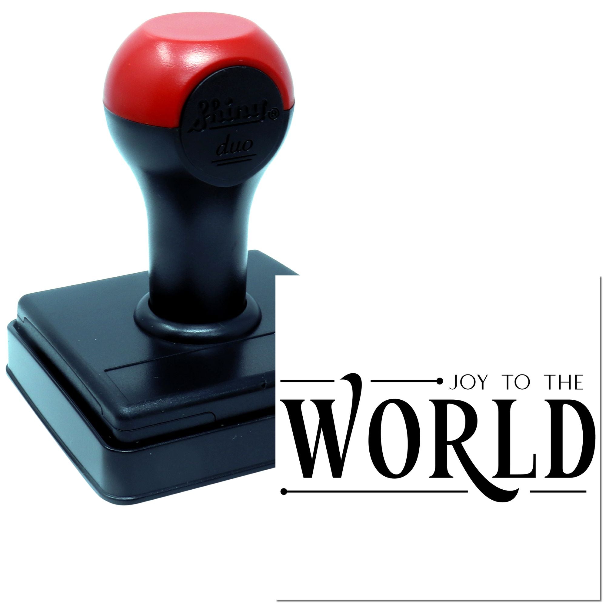 Duo Joy To The World Artwork Hand Stamp