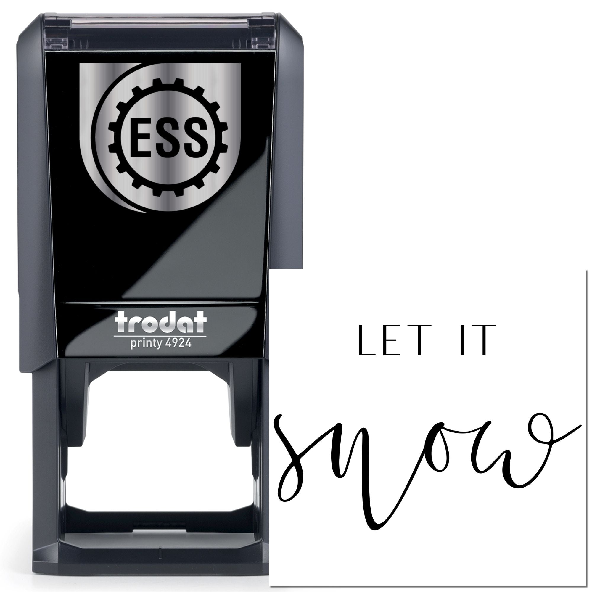 Self-Inking Winter Snow Scrapbooking Stamp