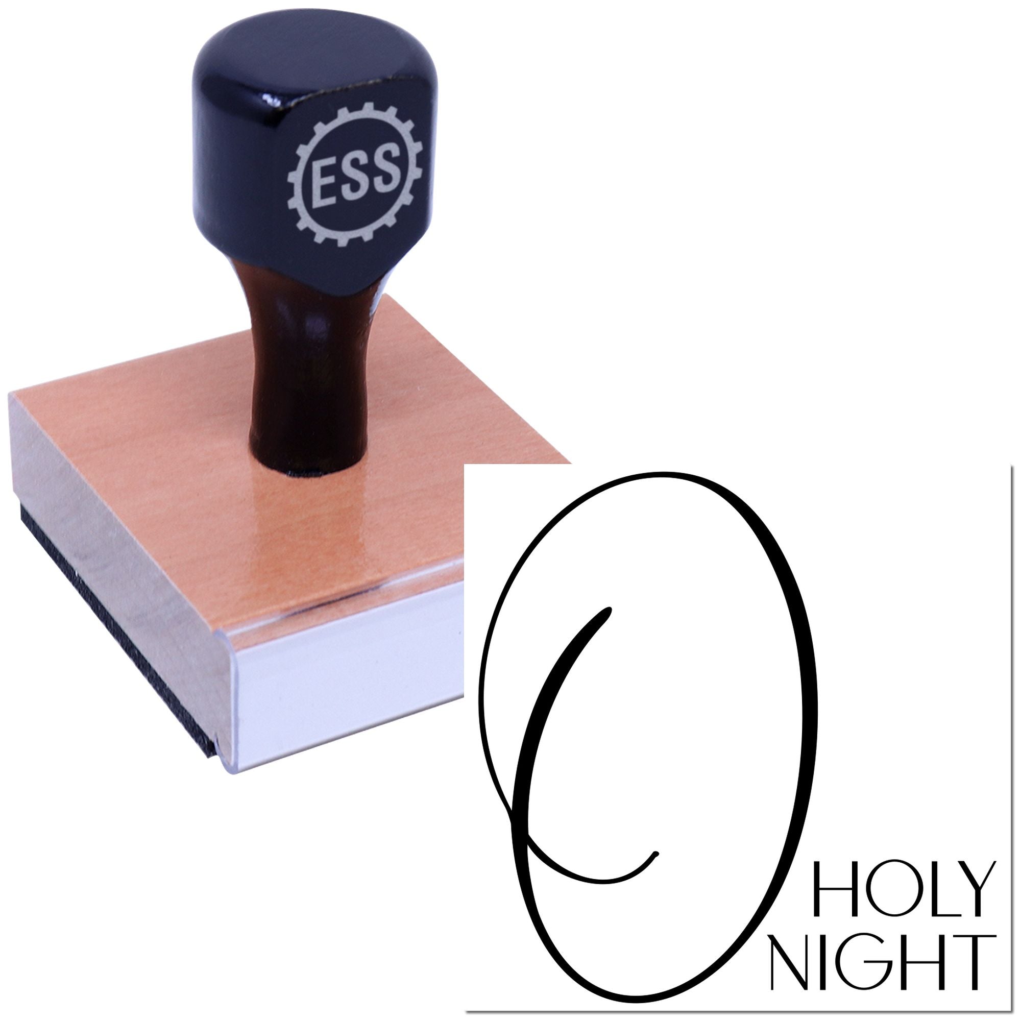 Ethereal Night Spiral Card Rubber Stamp