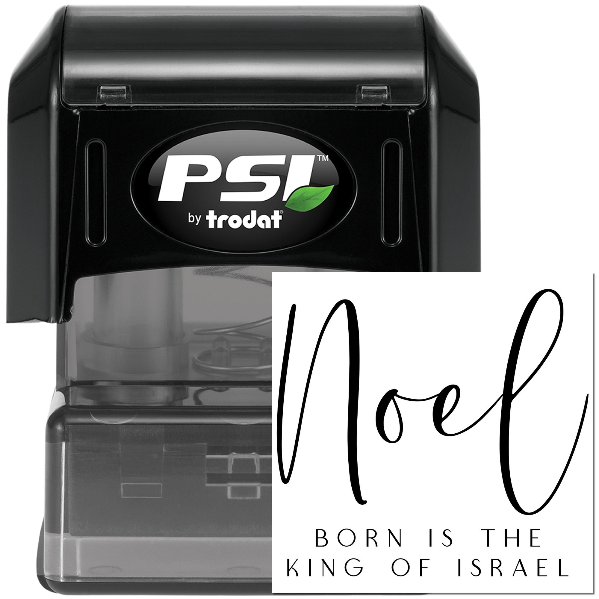 Pre-Inked Noel Born King Postcard Stamp