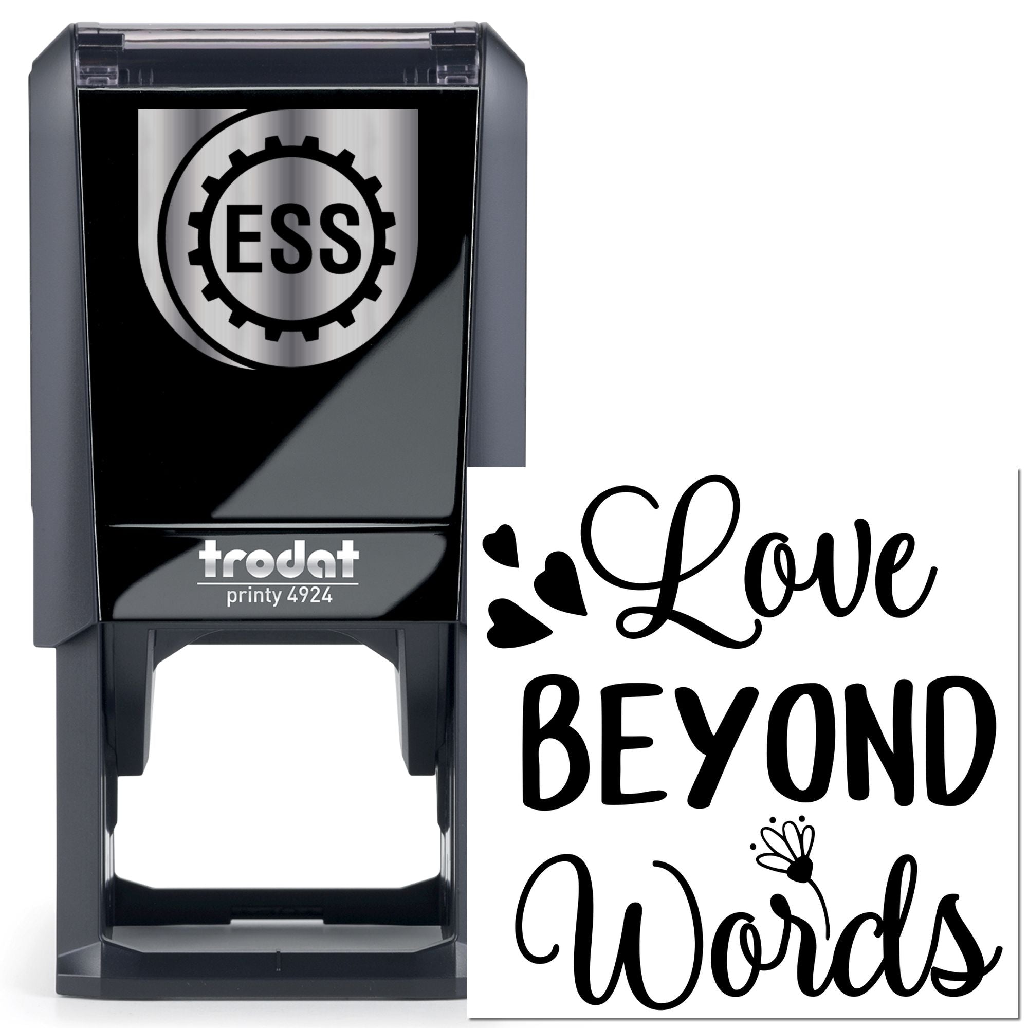 Self-Inking Beyond Words Craft Stamp