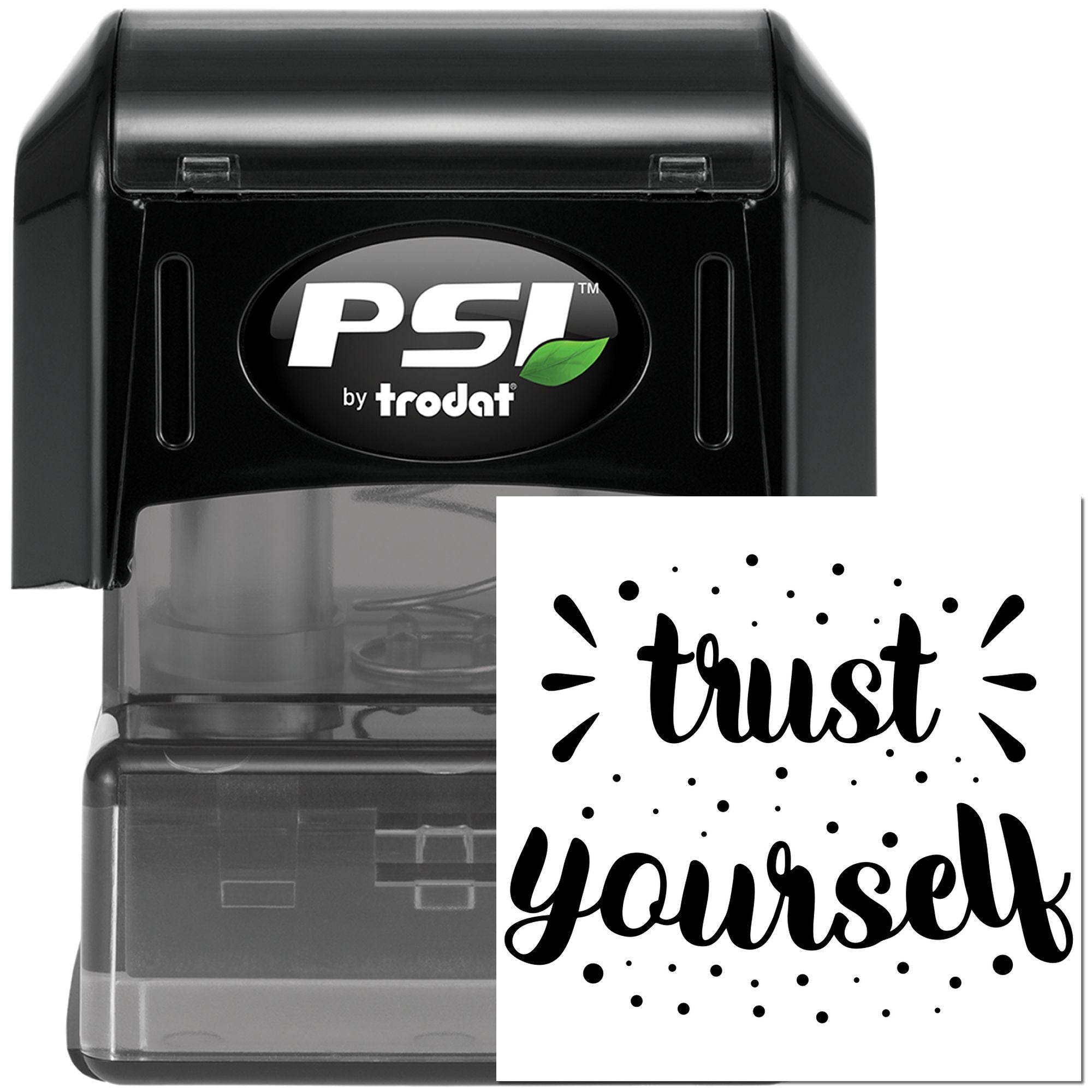 Pre-Inked Trust Yourself Reminder Paper Craft Stamp