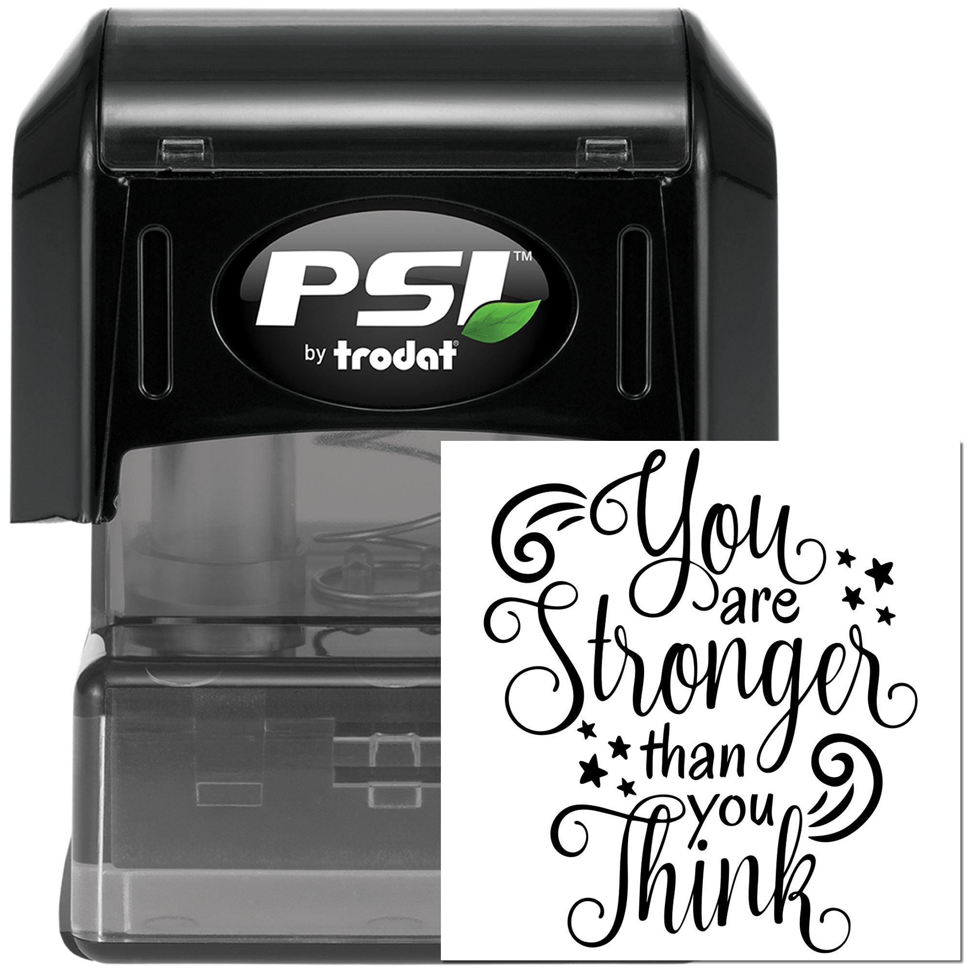 Pre-Inked You Are Stronger Mini Card Stamp