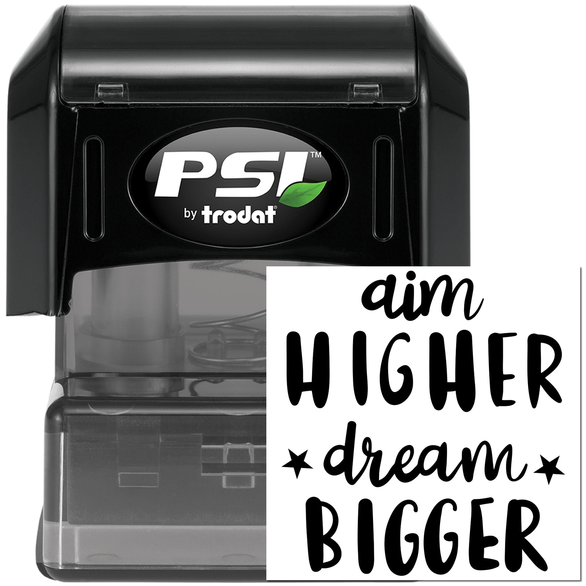 Pre-Inked Aim High Dream Card Stamp