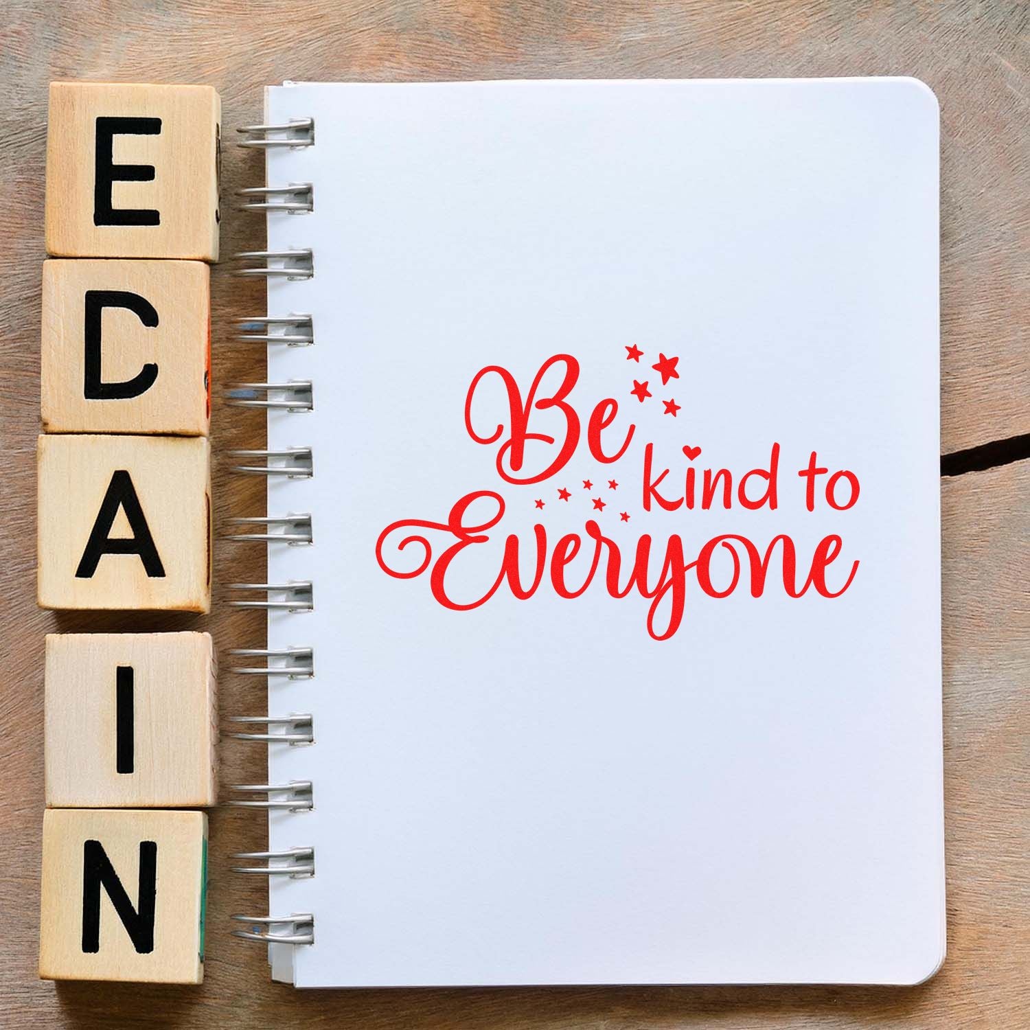 Everyone Deserves Kindness Cardmaking Rubber Stamp