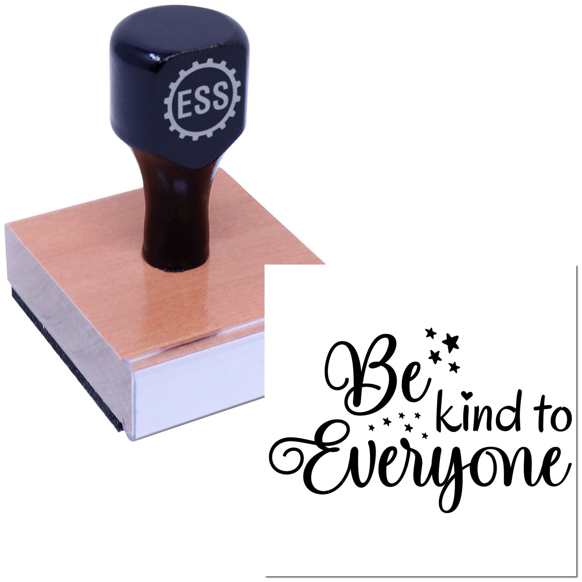 Everyone Deserves Kindness Cardmaking Rubber Stamp