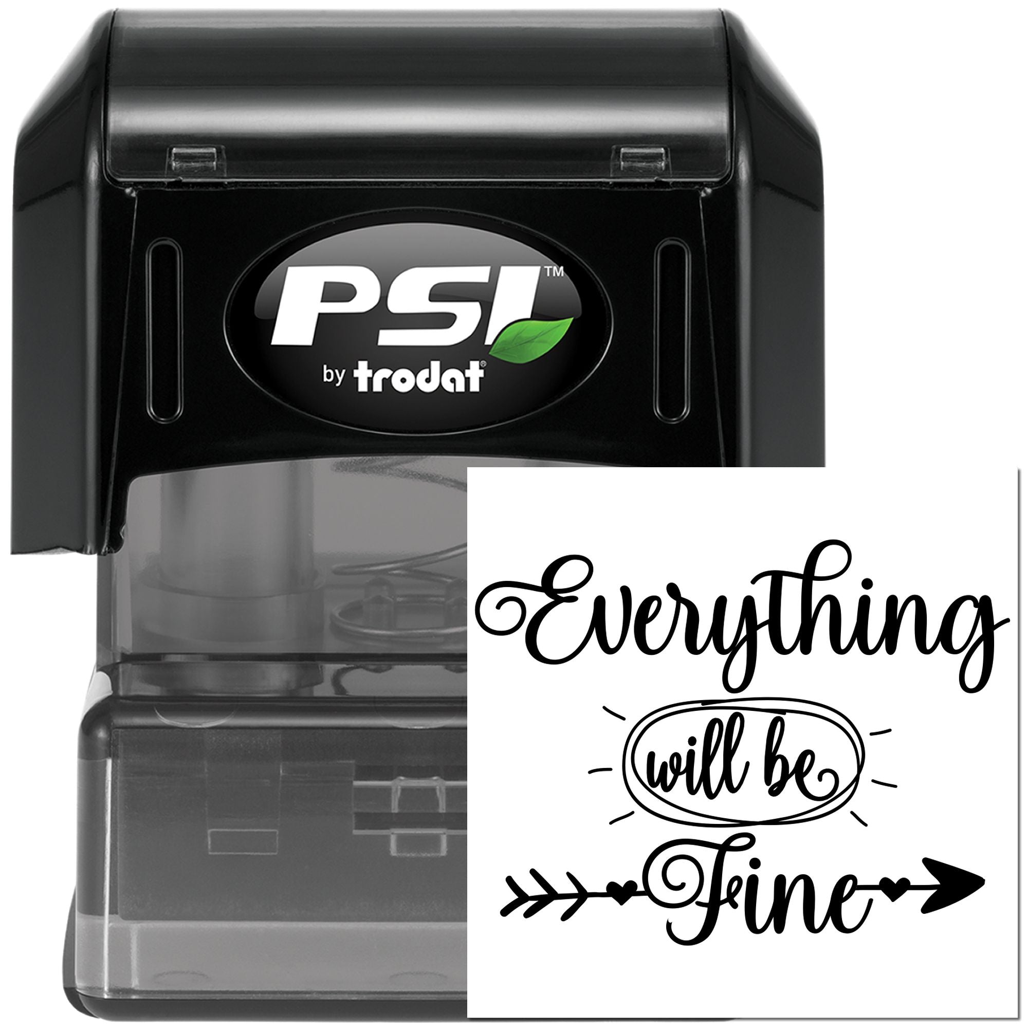 Pre-Inked Uplifting Home Decor Paper Craft Stamp