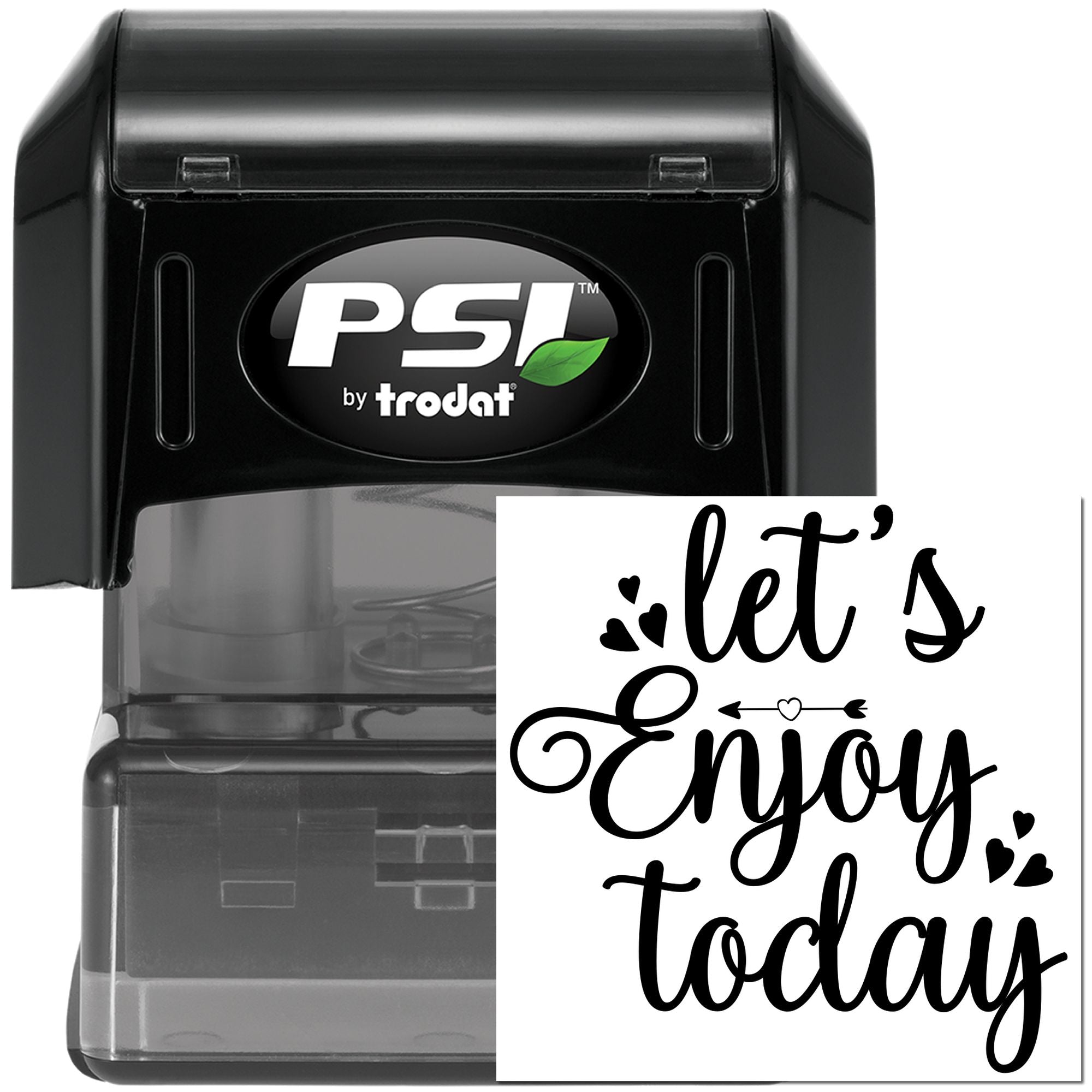 Pre-Inked Lets Enjoy Today Journaling Stamp