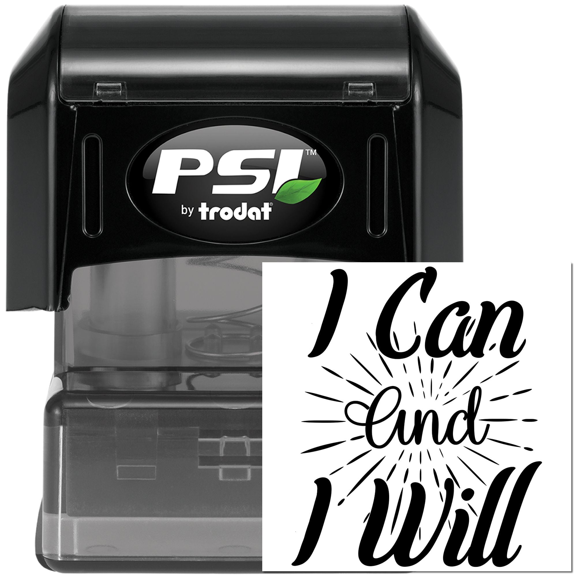 Pre-Inked I Can Win Paper Goods Stamp