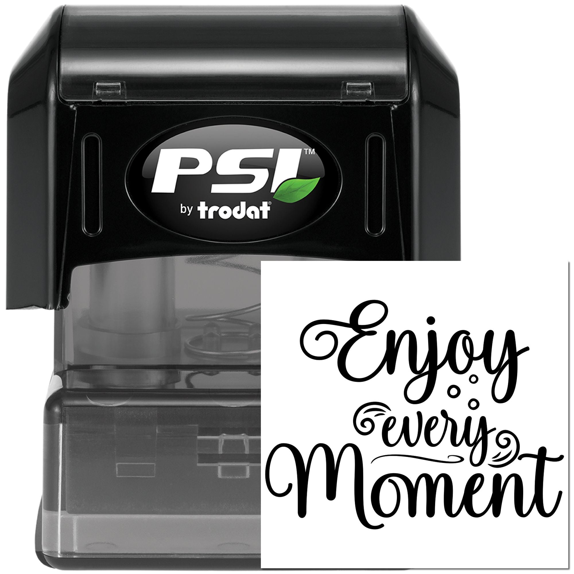 Pre-Inked Enjoy Every Moment Mini Card Stamp