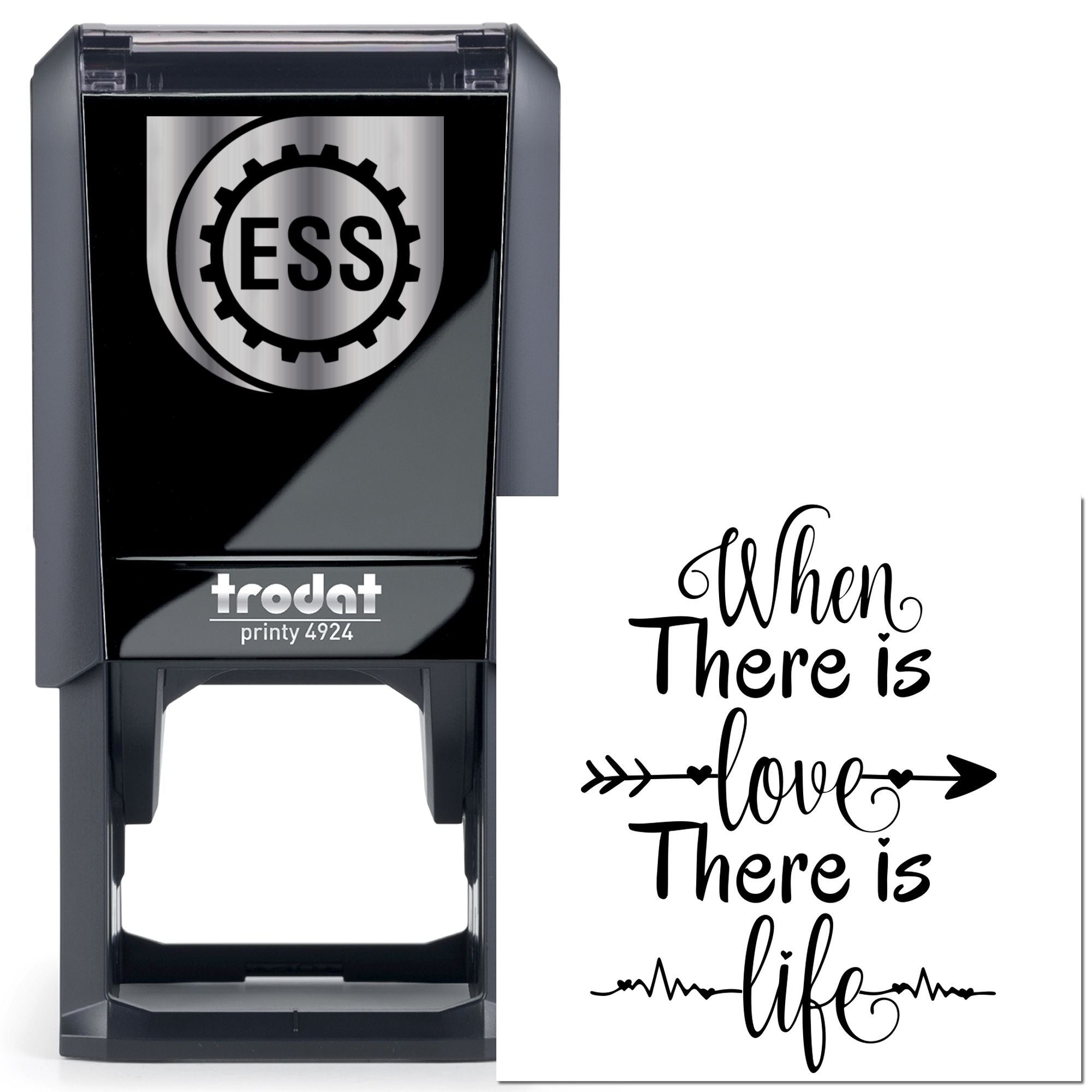 Self-Inking Love Life Scrapbook Stamp