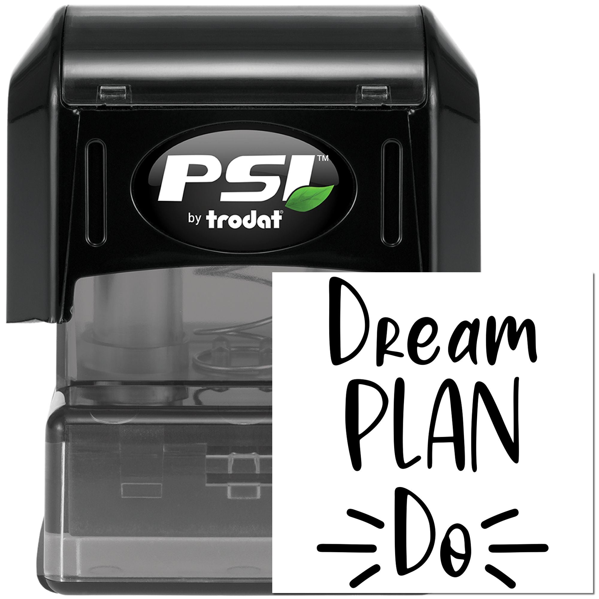Pre-Inked Dream Plan Do Postcard Stamp