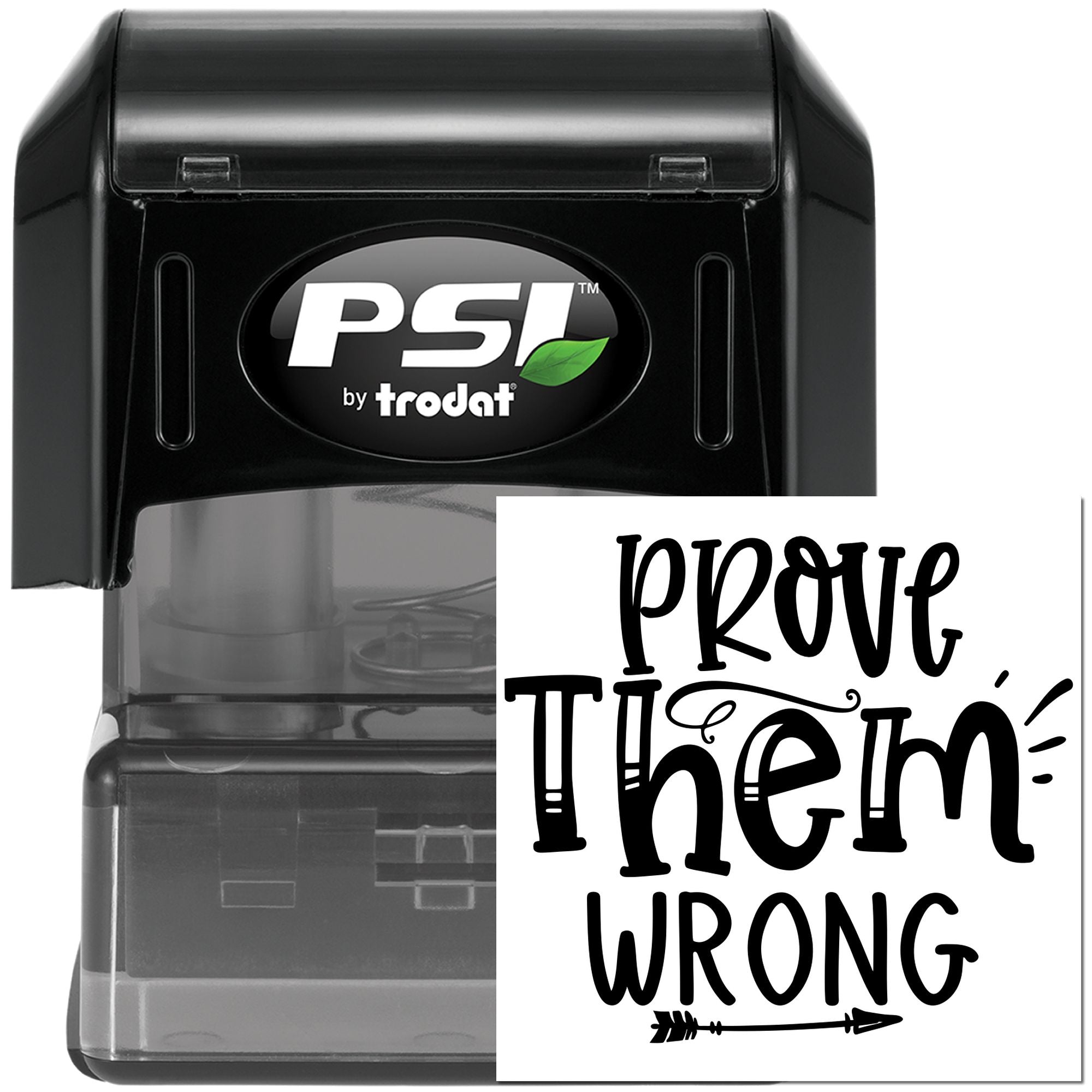 Pre-Inked Prove Then Wrong Favor Tag Stamp