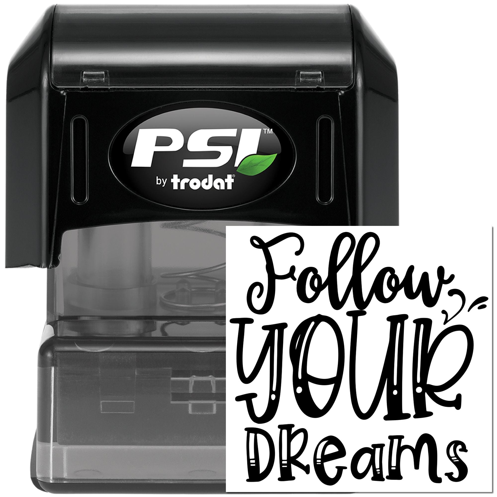 Pre-Inked Follow Your Dreams Craft Stamp