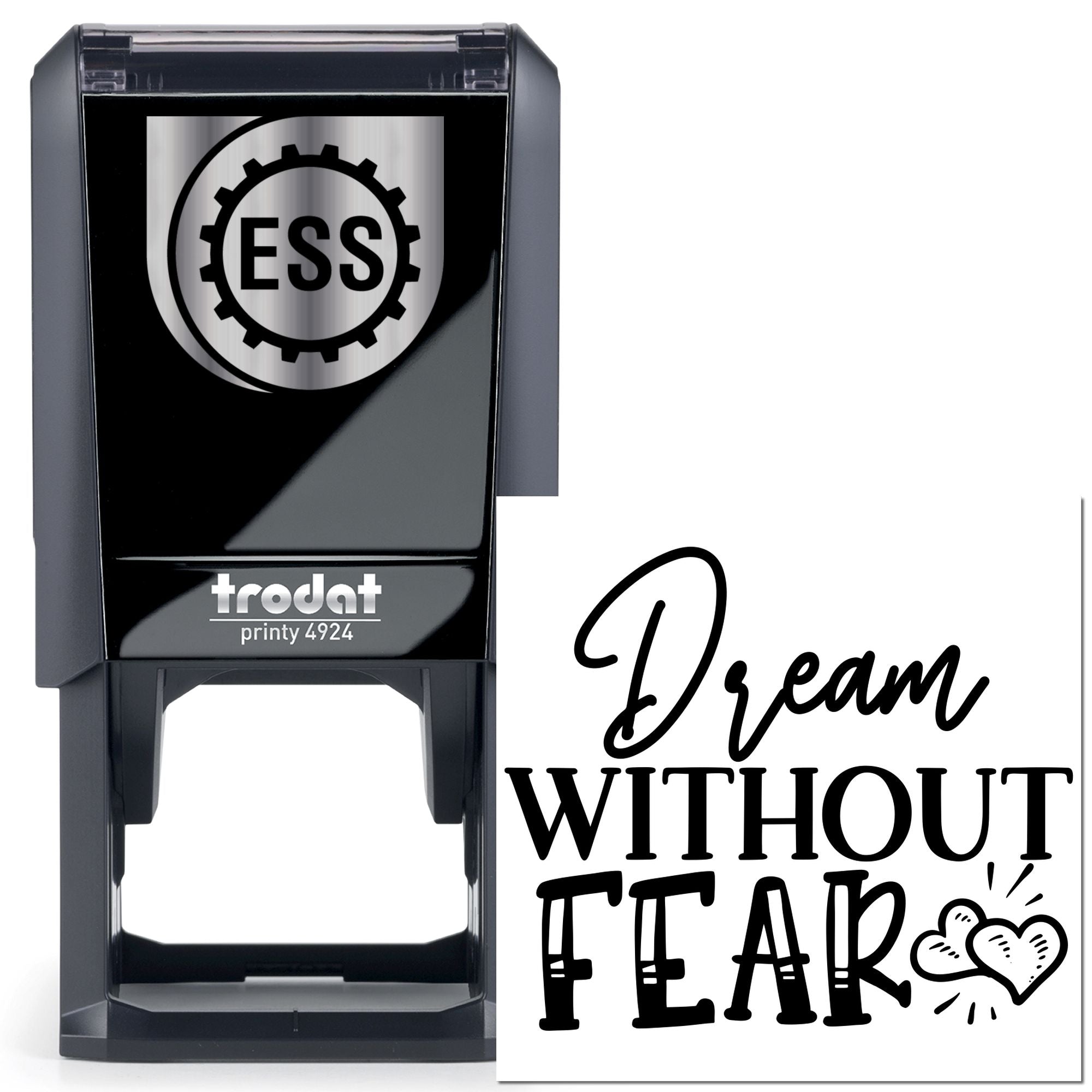 Self-Inking Fearless Dreams Card Stamp