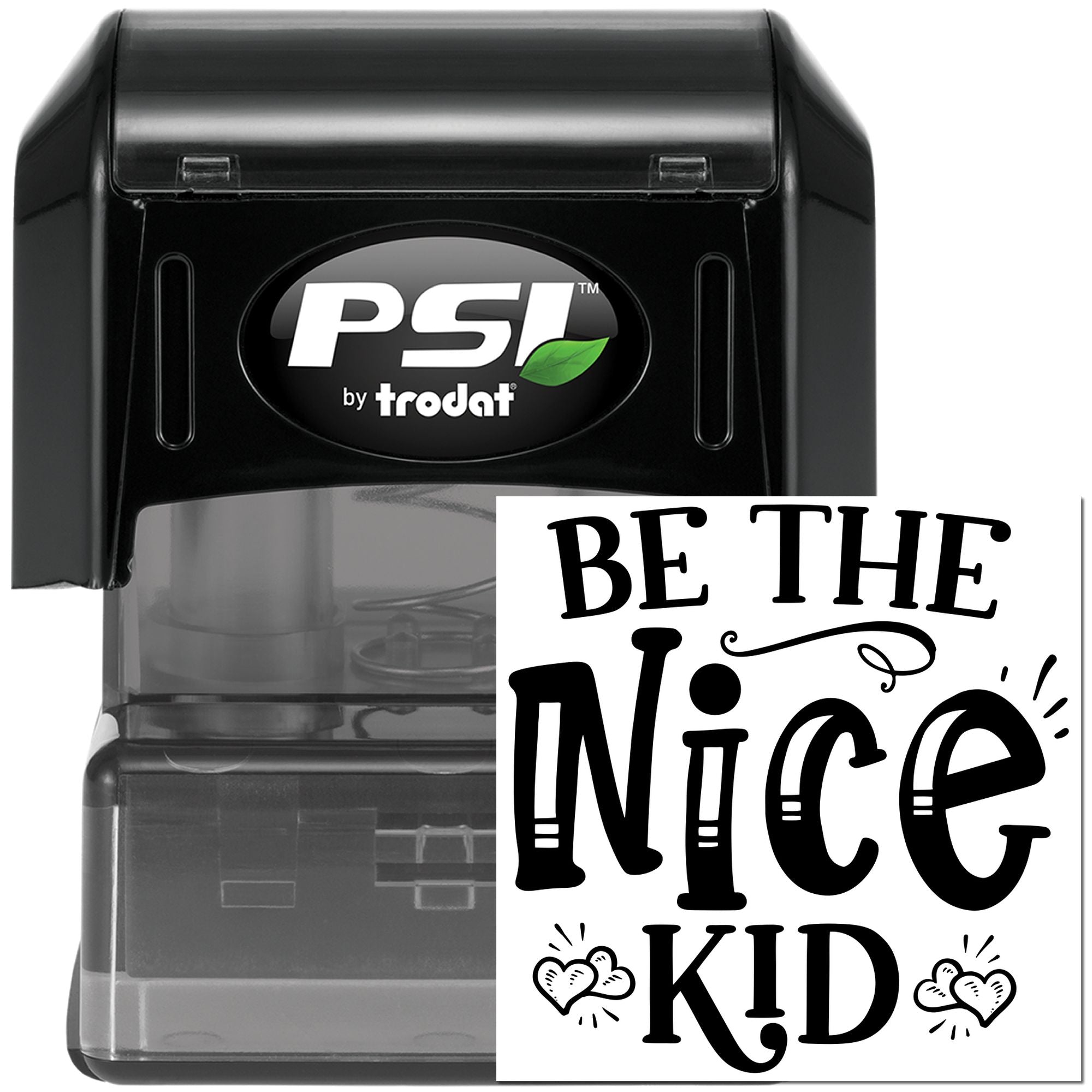 Pre-Inked Be Nice Kid Card Making Stamp