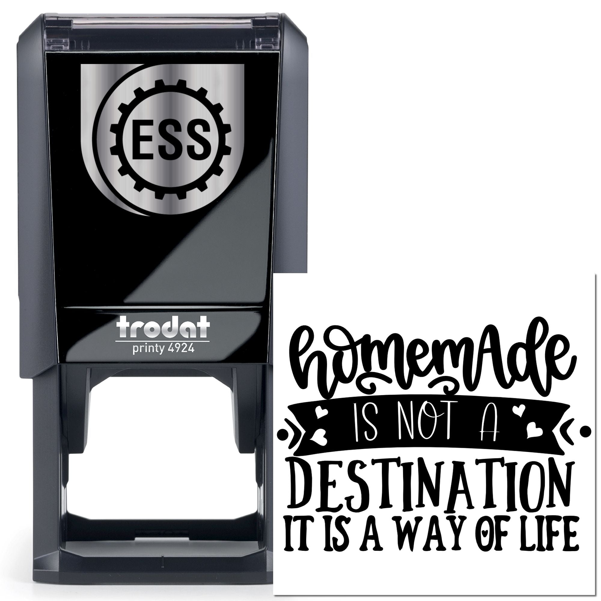 Self-Inking Homemade Life Greeting Card Stamp