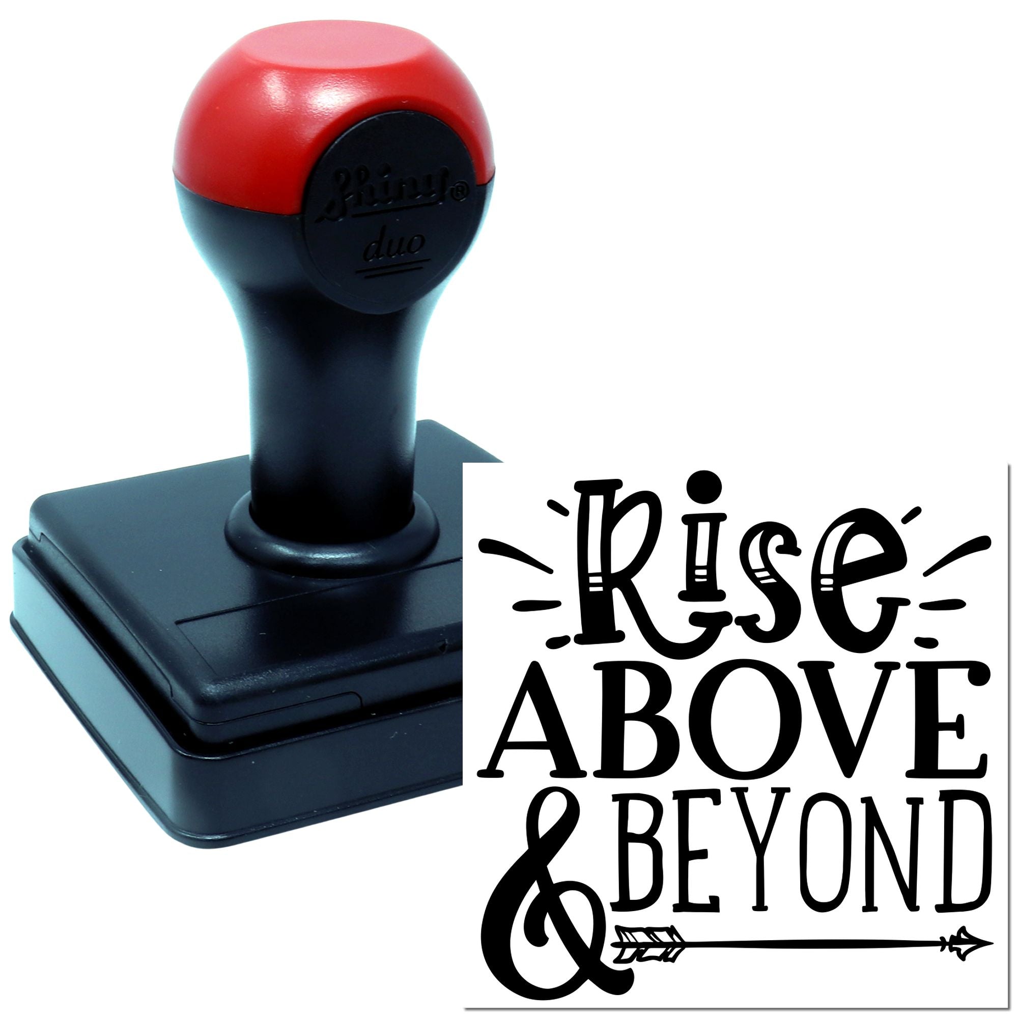 Duo Uplifting Rise Above And Beyond Hand Stamp