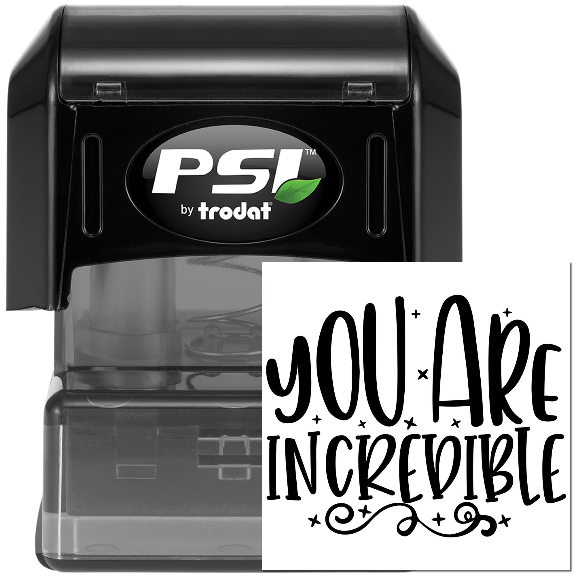 Pre-Inked You Are Incredible Favor Tag Stamp