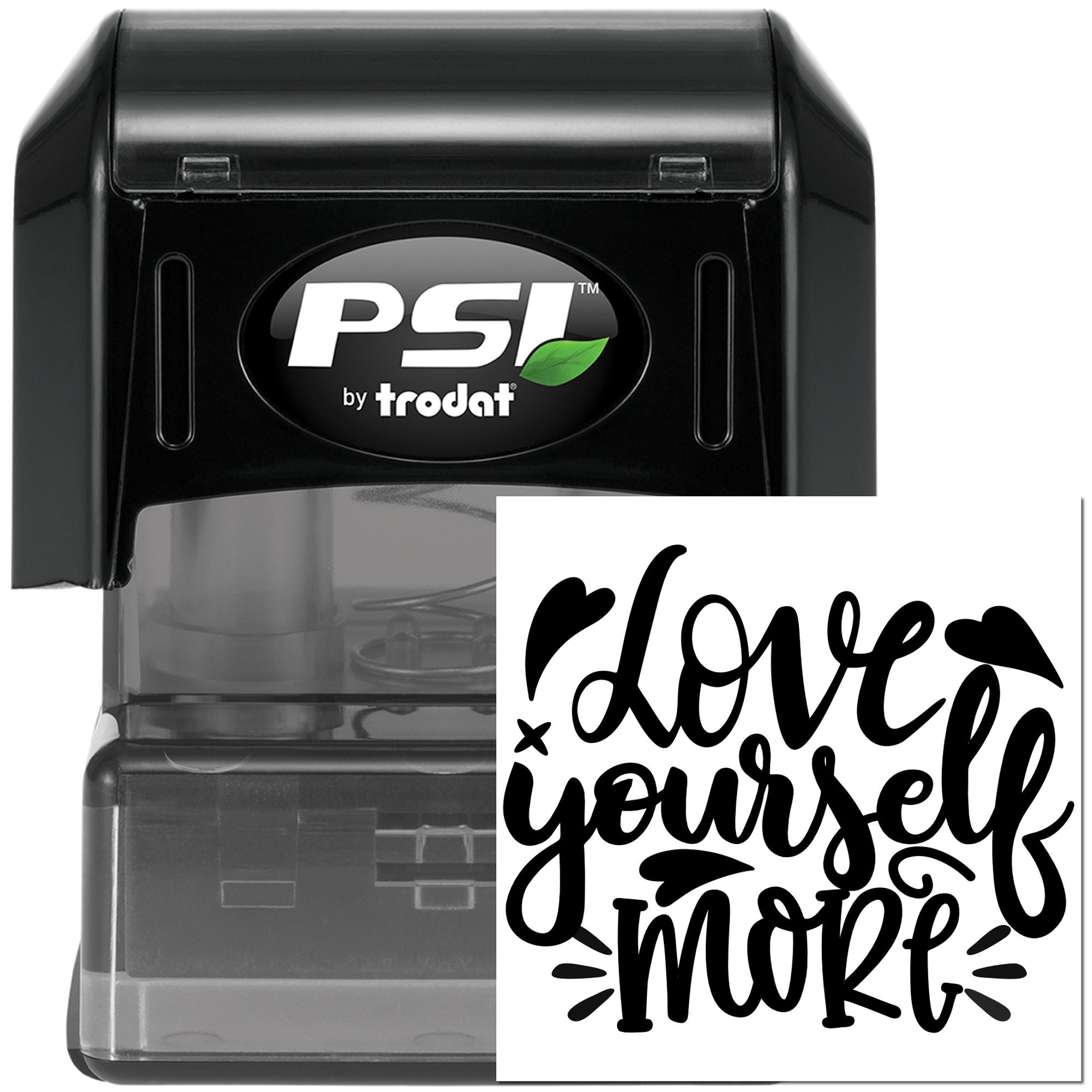 Pre-Inked Love Yourself More Crafting Stamp
