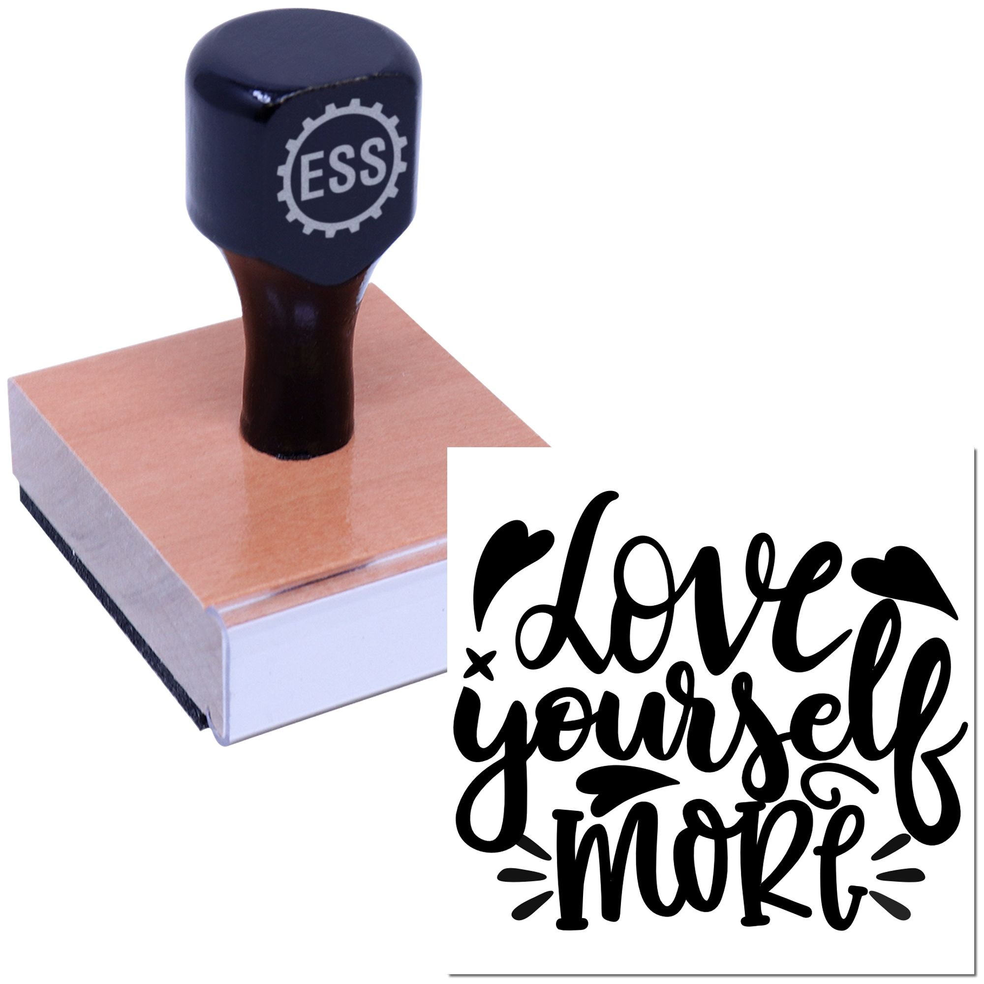 Embrace Inner Love Paper Craft Rubber Stamp