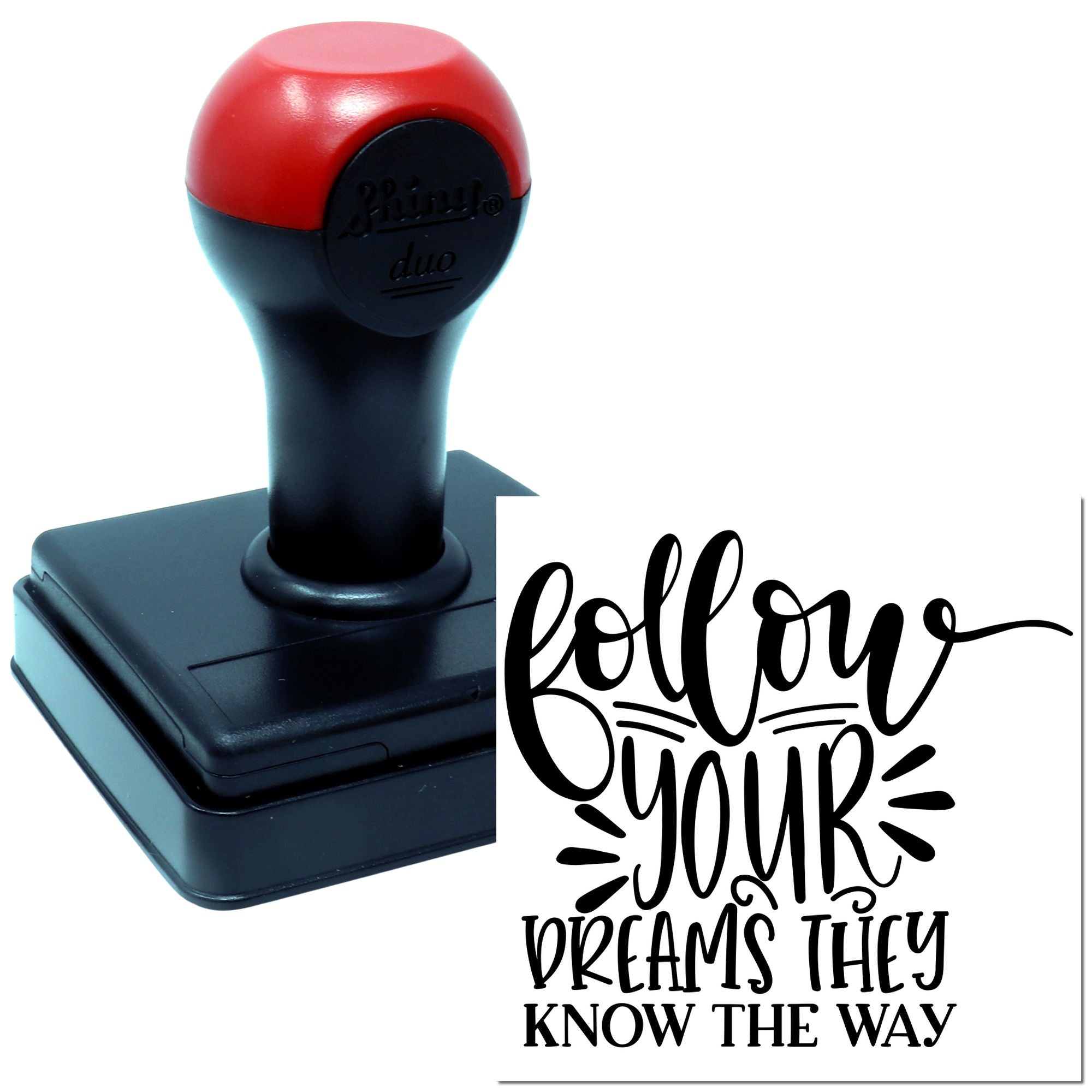 Duo Trust Dreams To Show Direction Hand Stamp