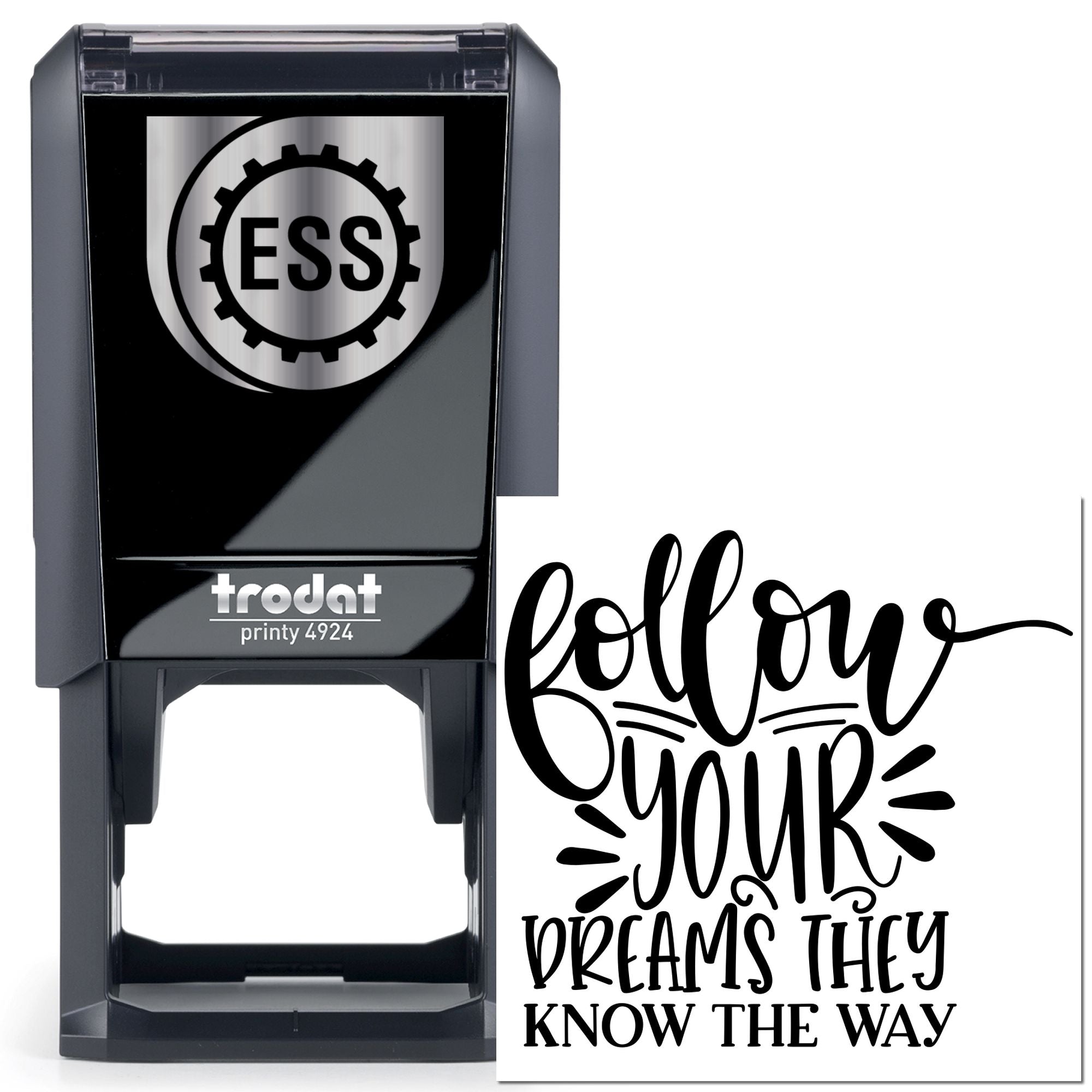 Self-Inking Inspirational Quote Papercraft Stamp