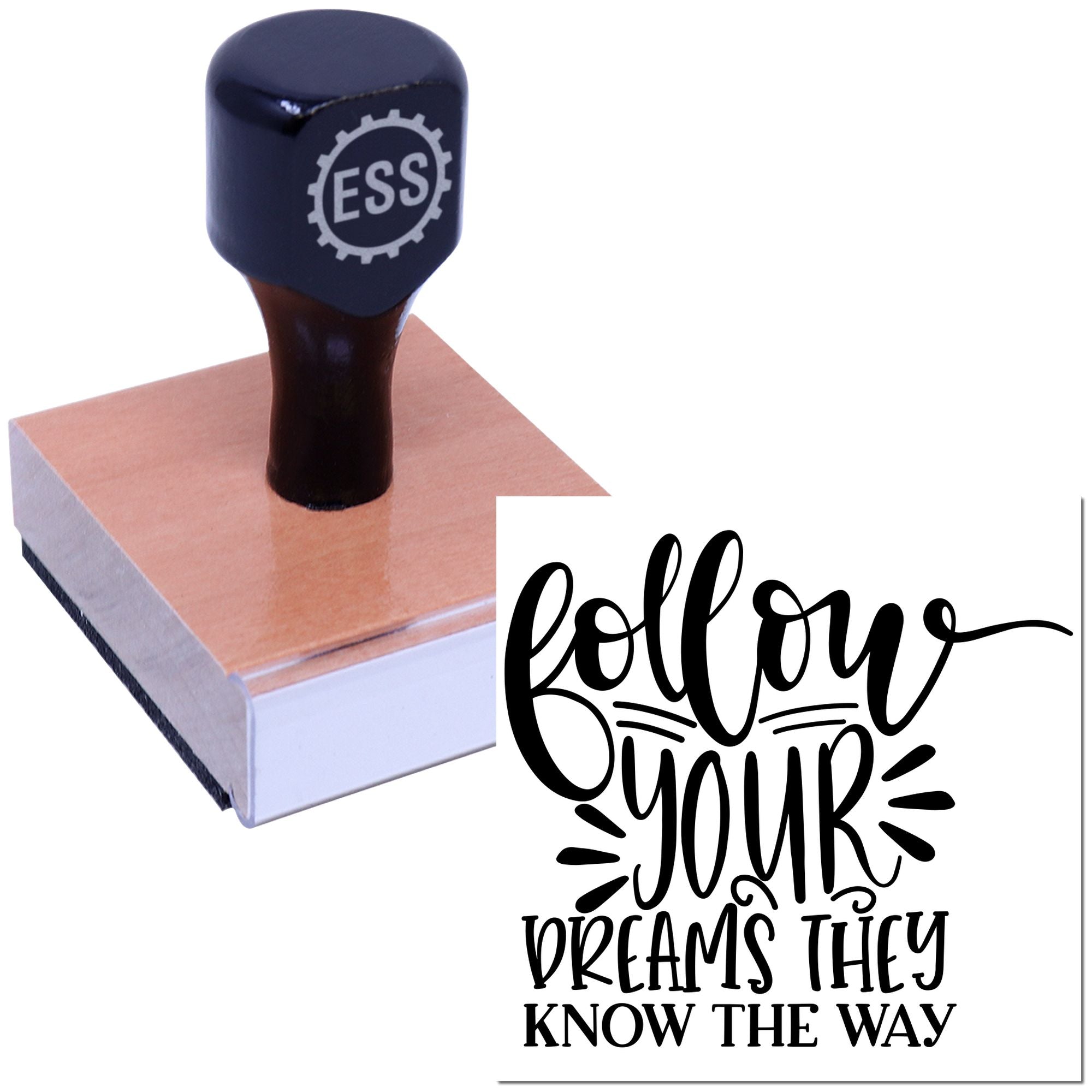 Dreams Guide You Paper Craft Rubber Stamp