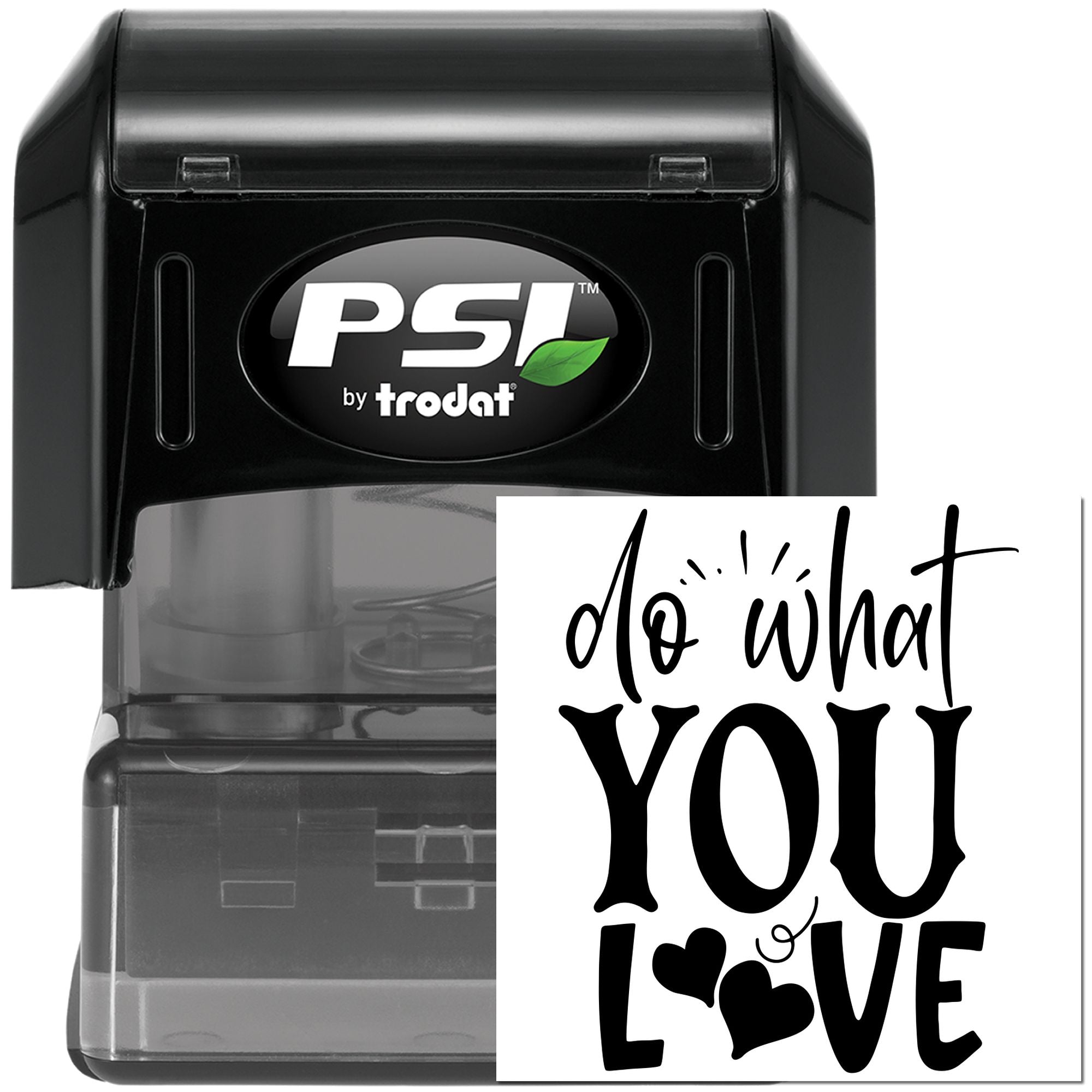 Pre-Inked What You Love Papercraft Stamp