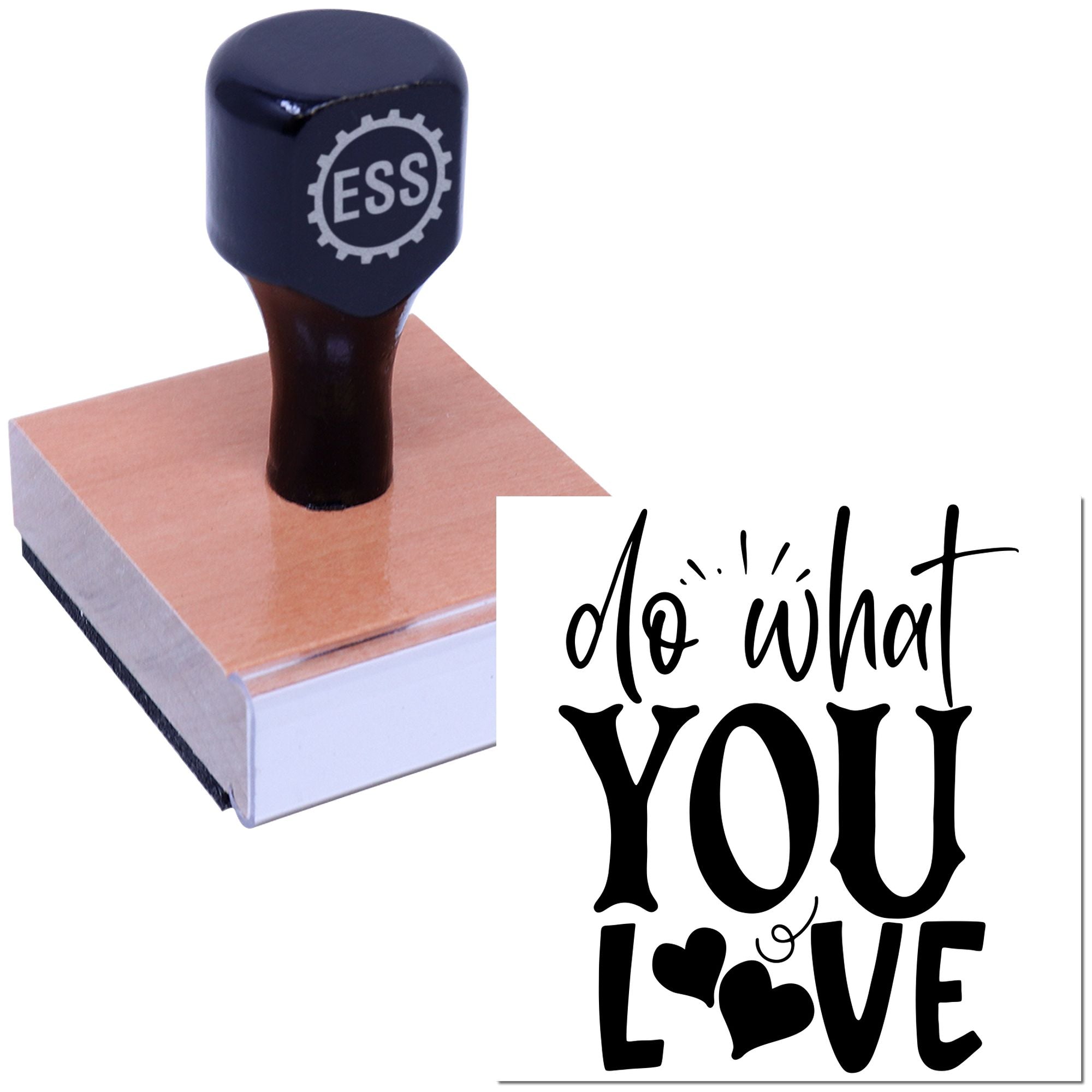 Embrace Your Passion Journaling Rubber Stamp