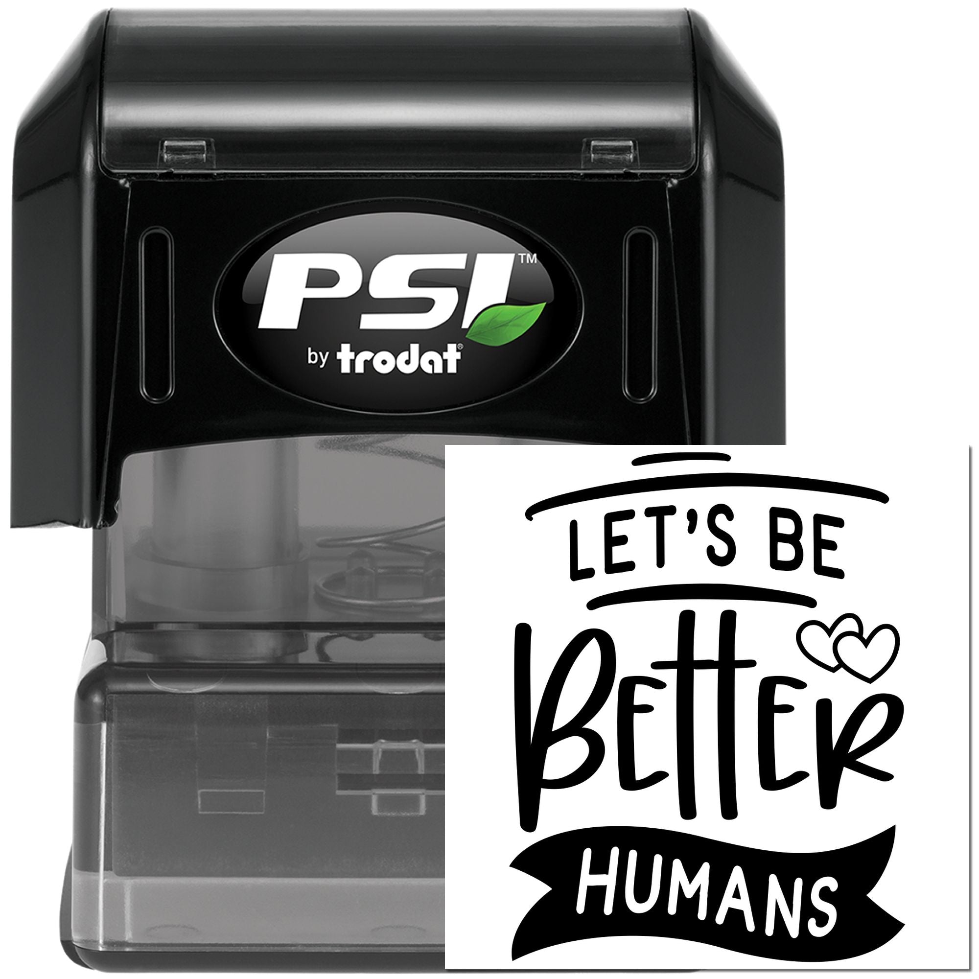 Pre-Inked Be Better Humans Crafting Stamp