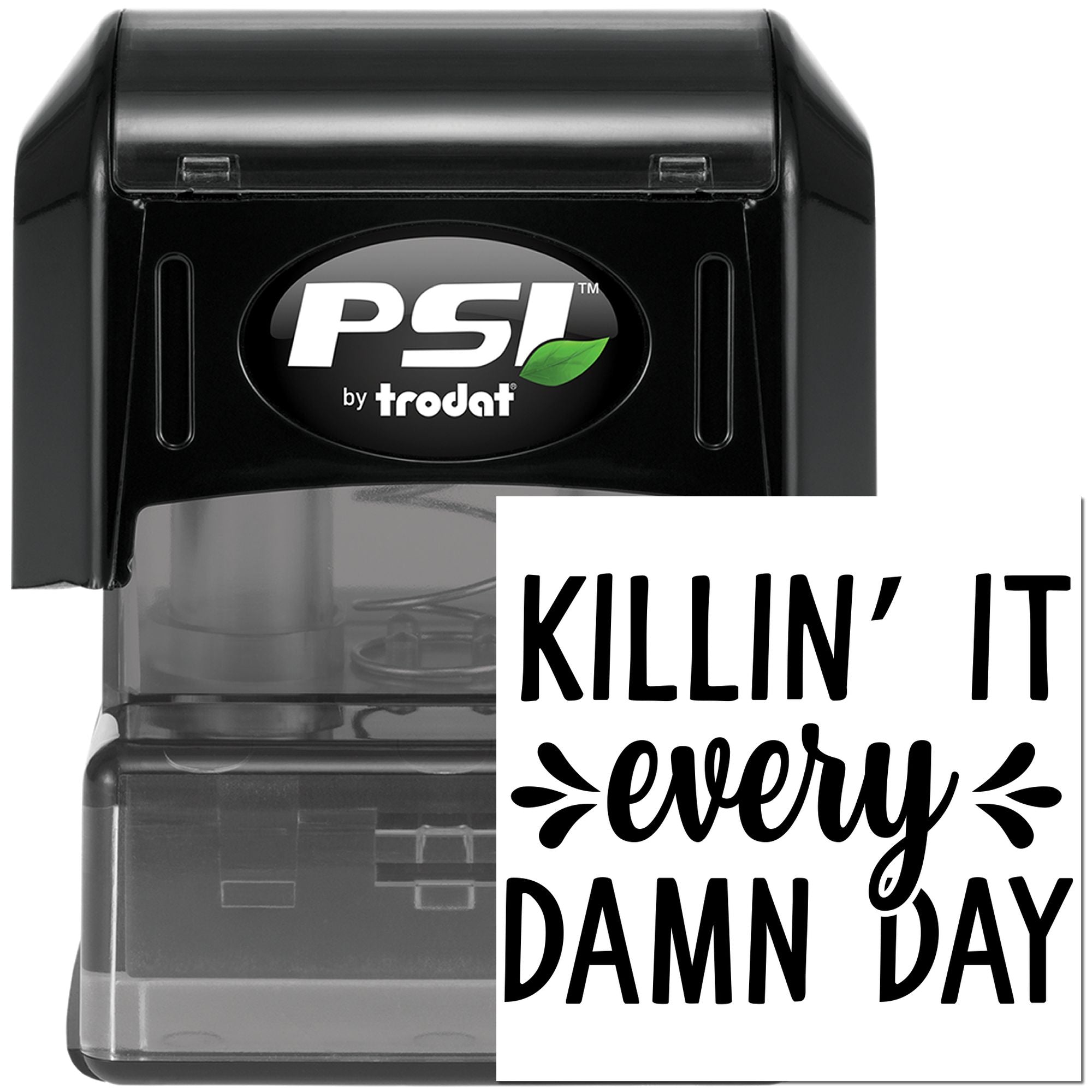 Pre-Inked Killin' It Everyday Card Stamp