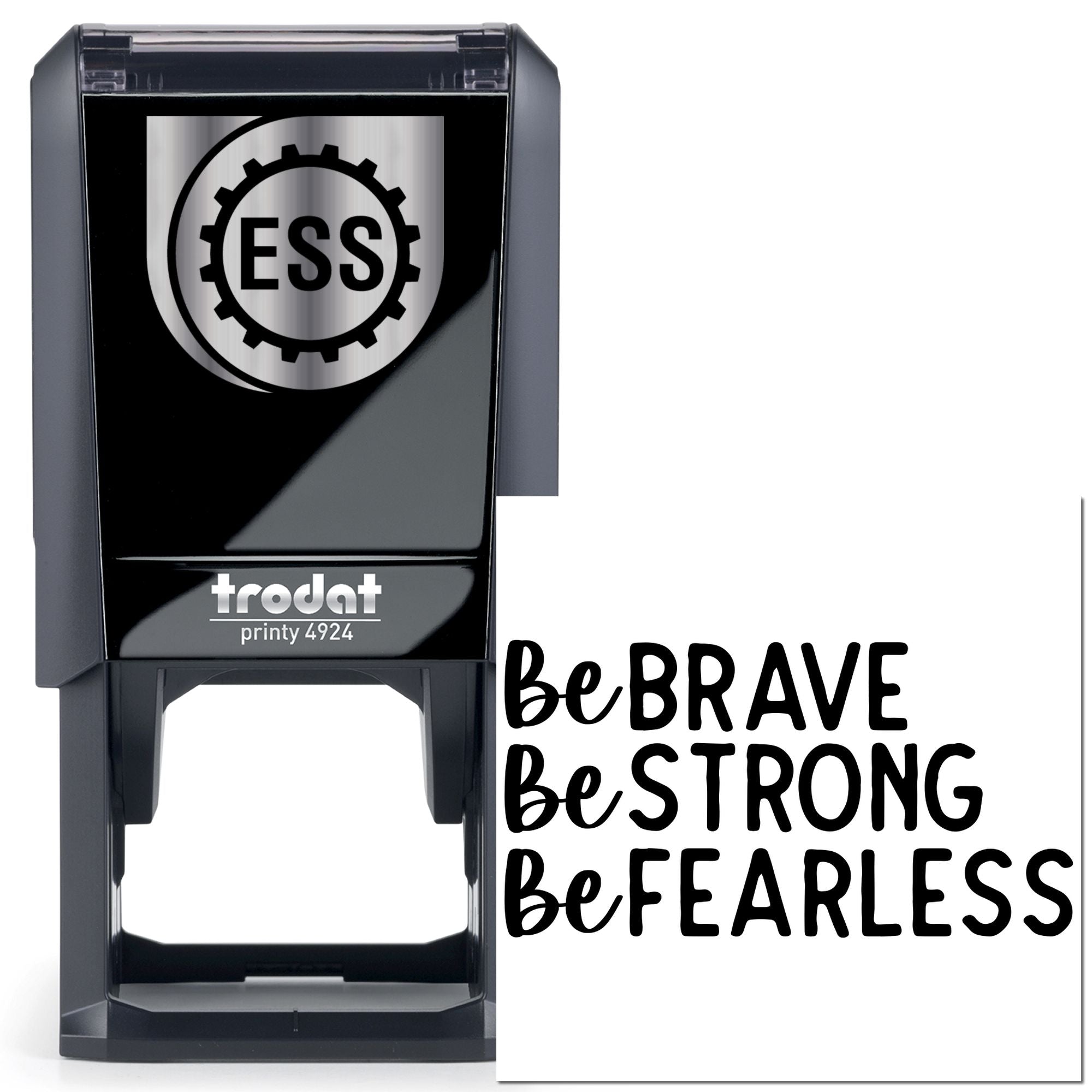 Self-Inking Be Brave Journaling Stamp