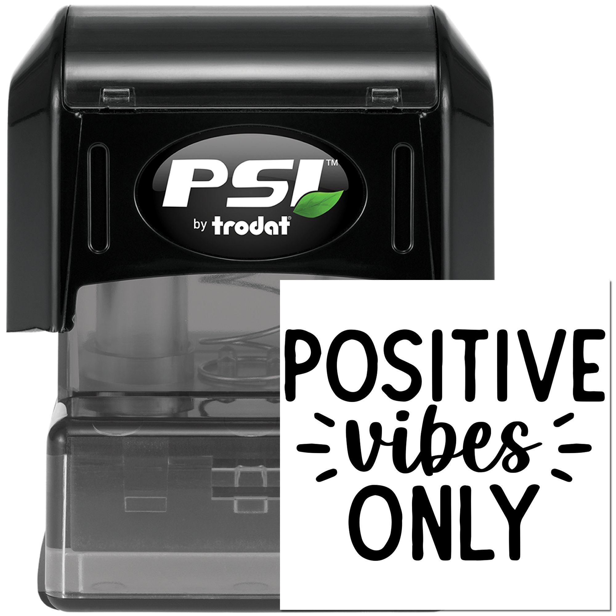 Pre-Inked Positive Vibes Only Cardmaking Stamp