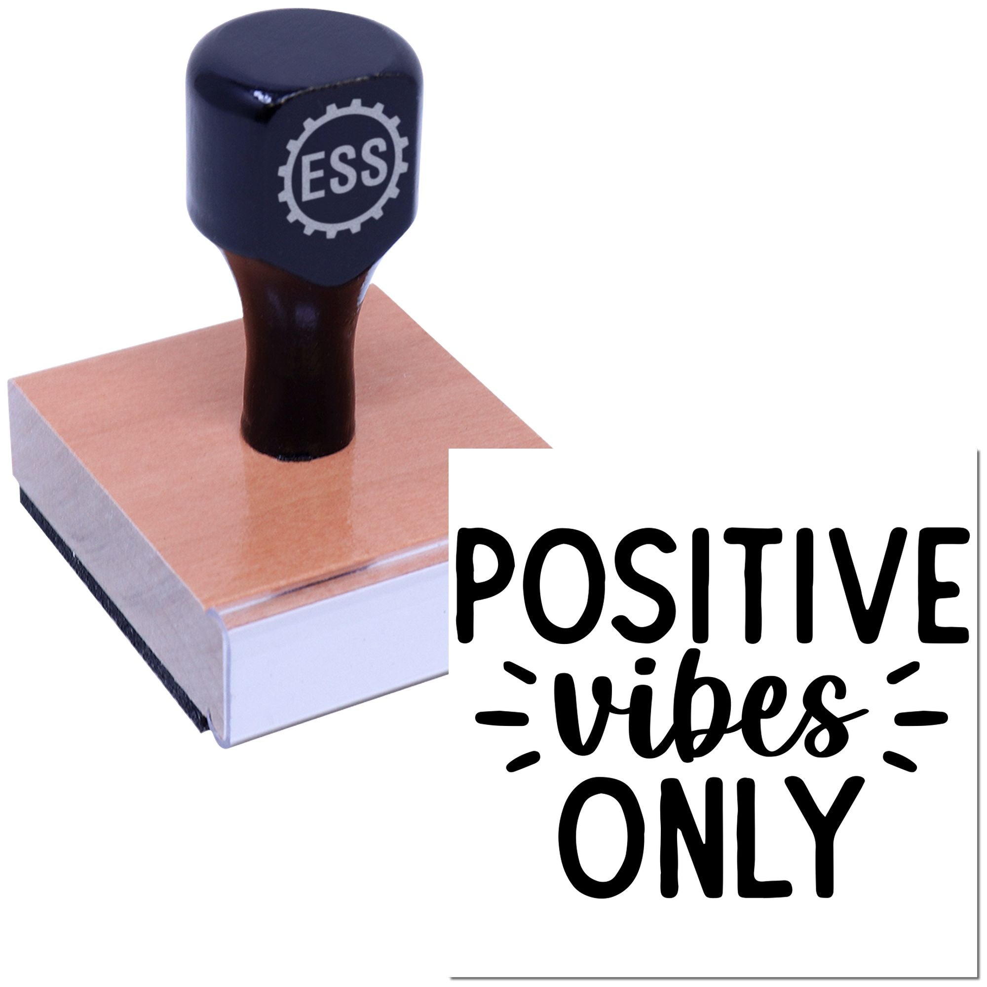 Feel Good Poster Greeting Card Rubber Stamp