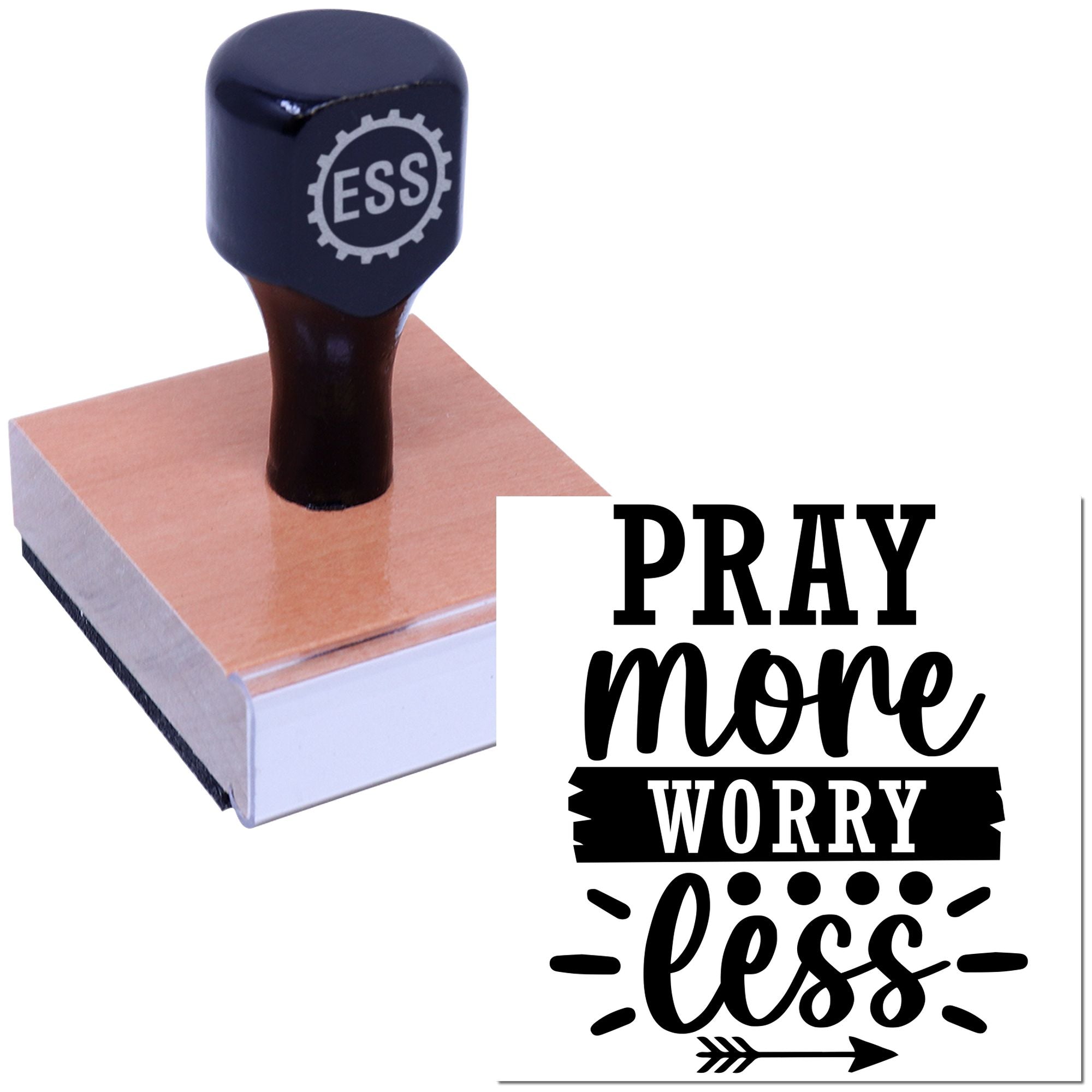 Faith Over Fear Paper Craft Rubber Stamp