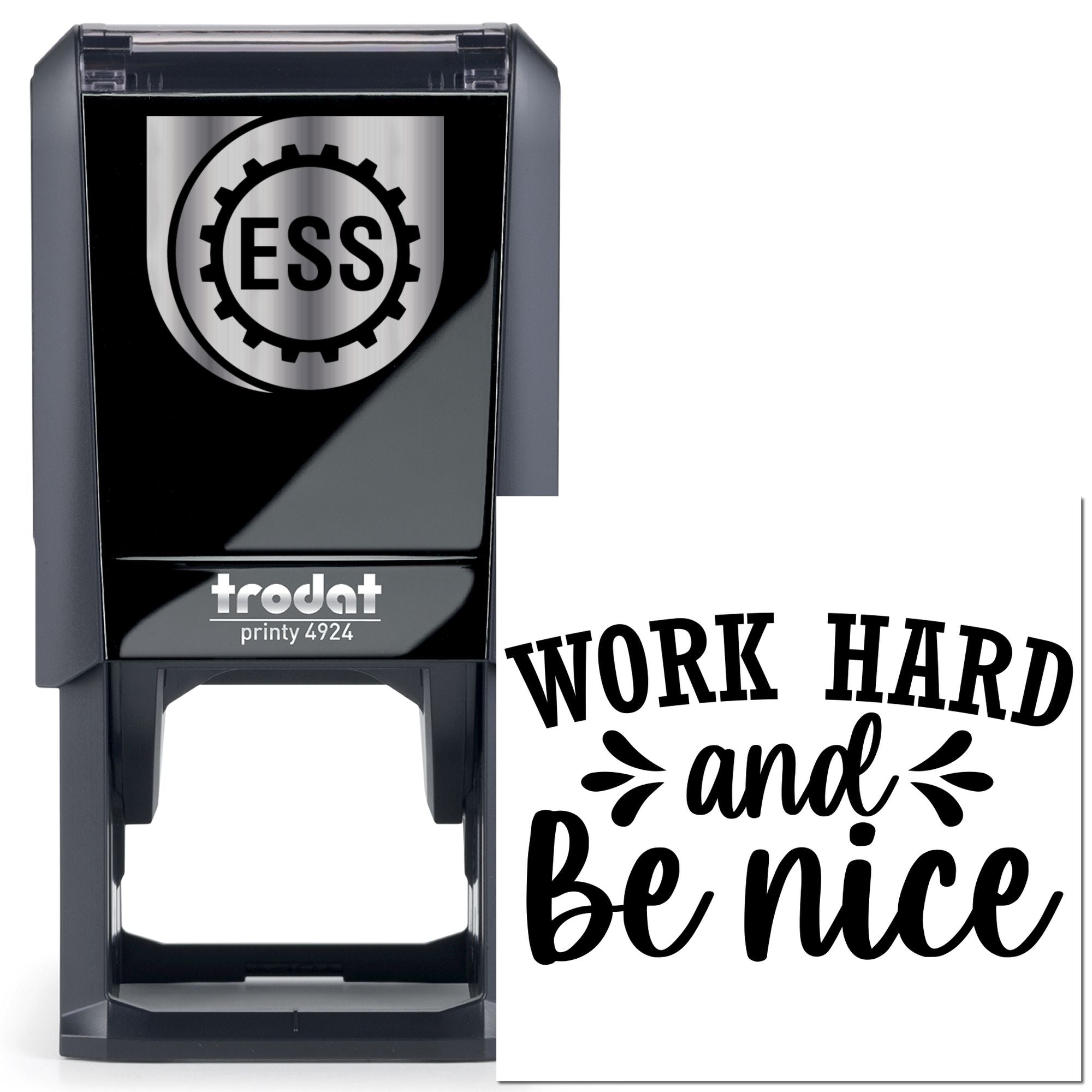 Self-Inking Positive Message Place Card Stamp