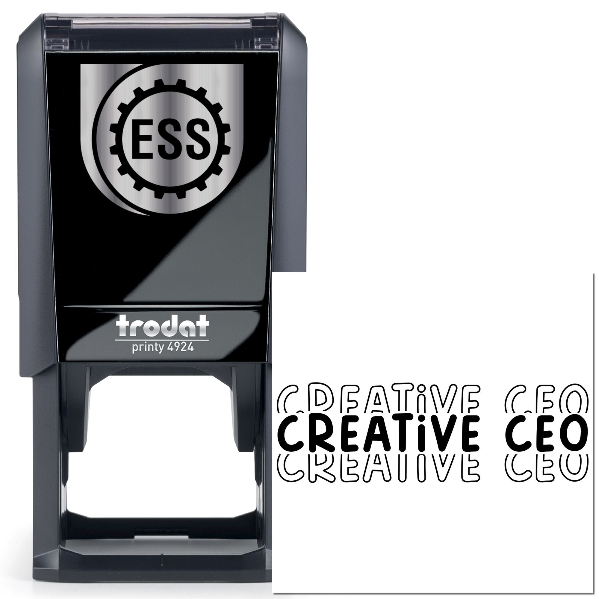 Self-Inking Creative Ceo Card Stamp