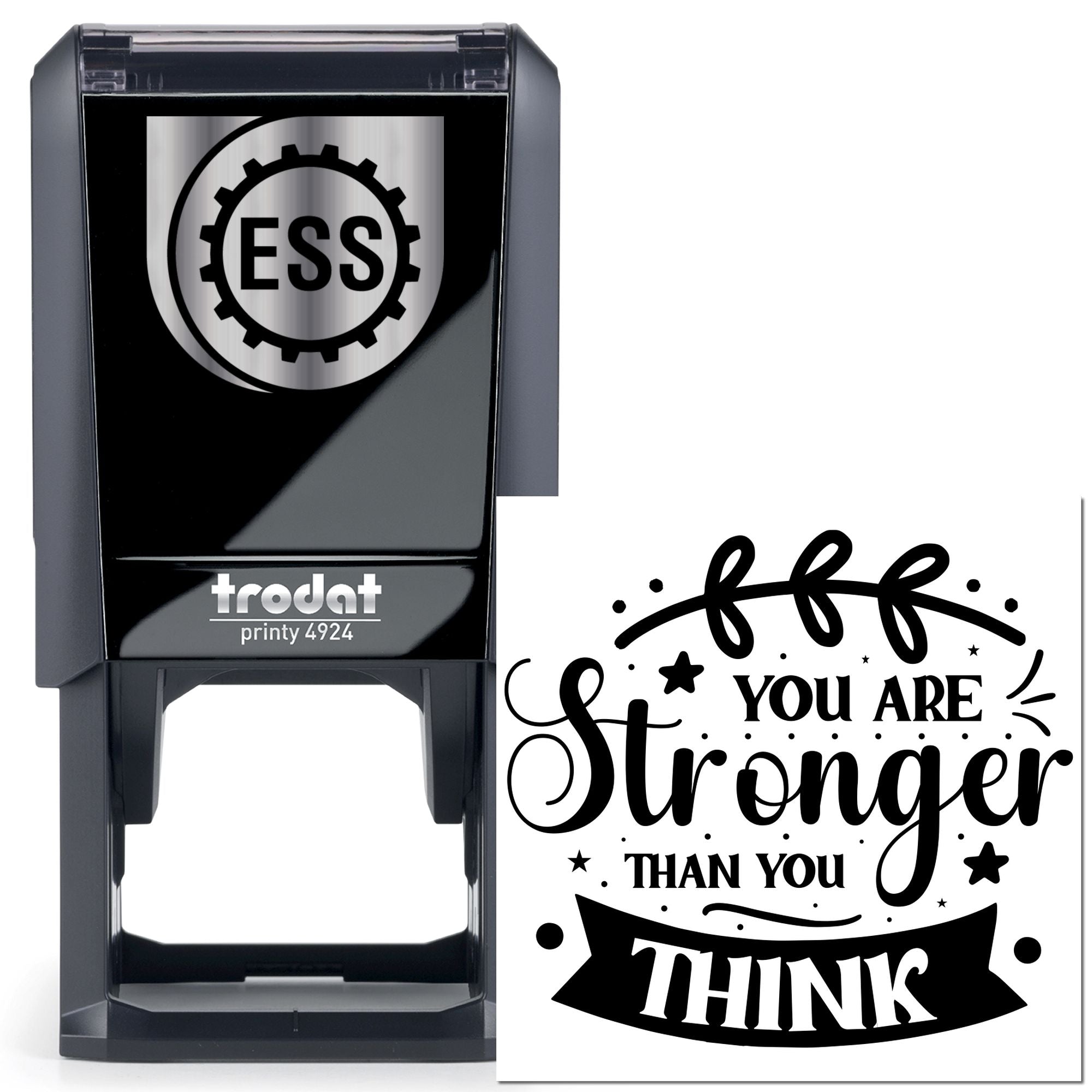 Self-Inking Motivational Quote Paper Craft Stamp