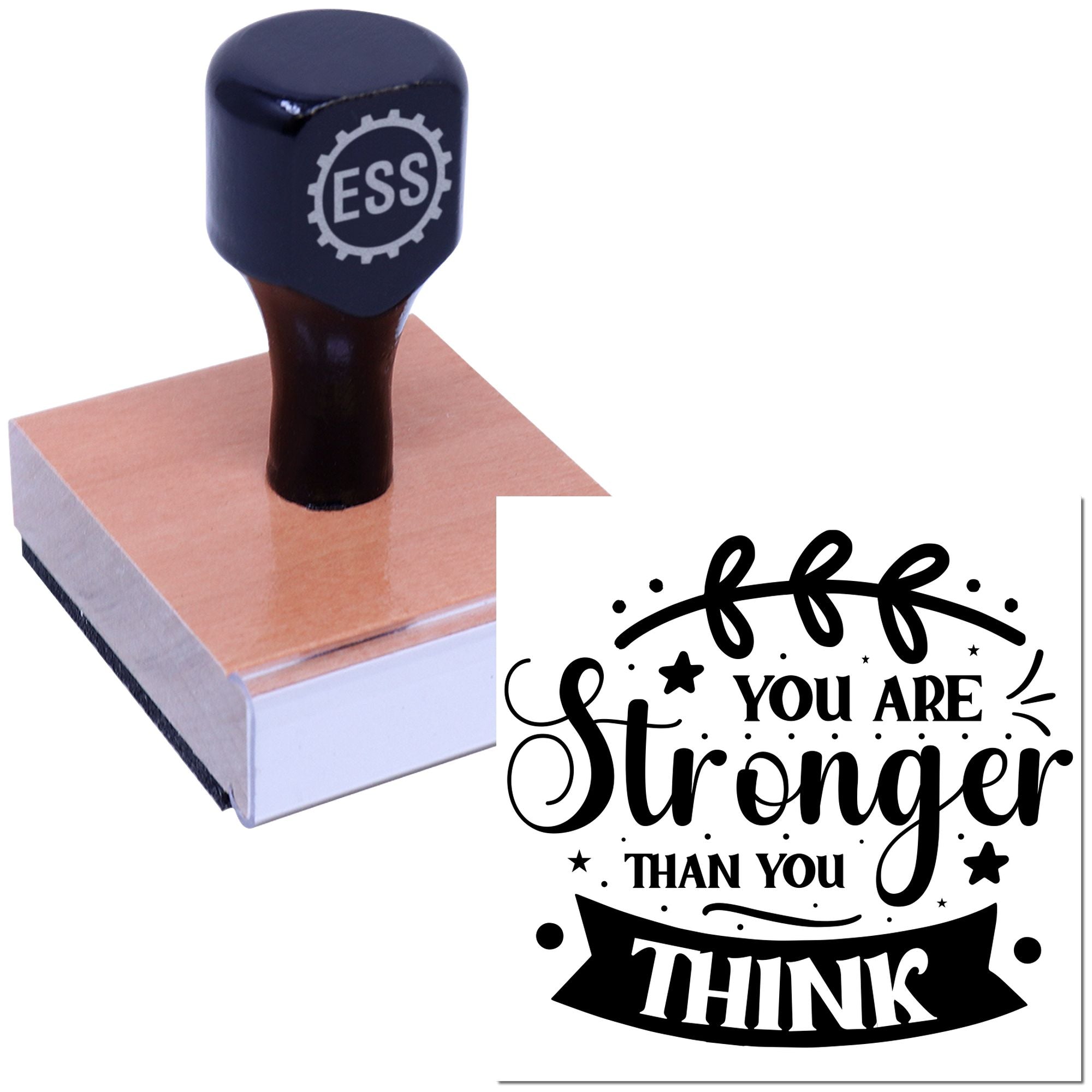 Empowerment Quote Design Cardmaking Rubber Stamp