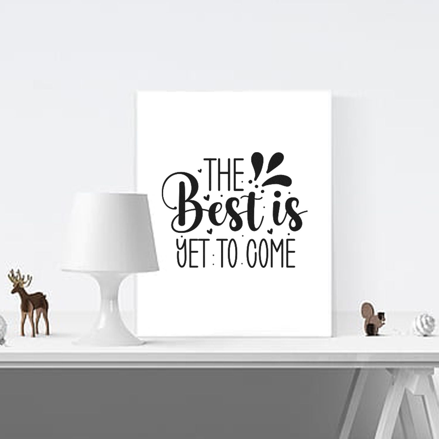 Duo Handlettered Best Yet To Come Hand Stamp