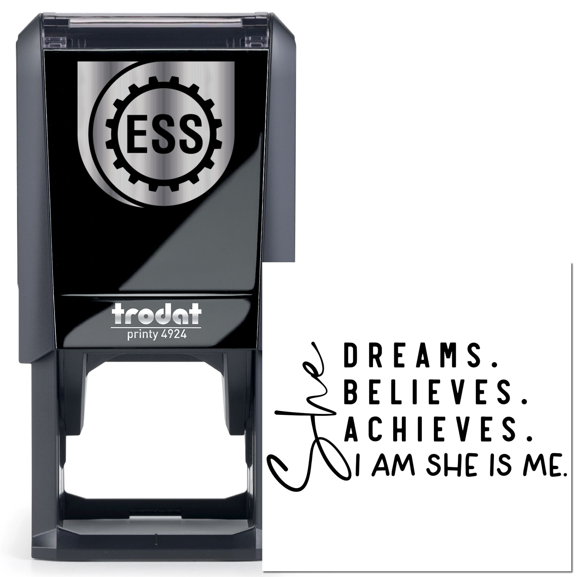 Self-Inking Motivational Quote Party Favor Stamp