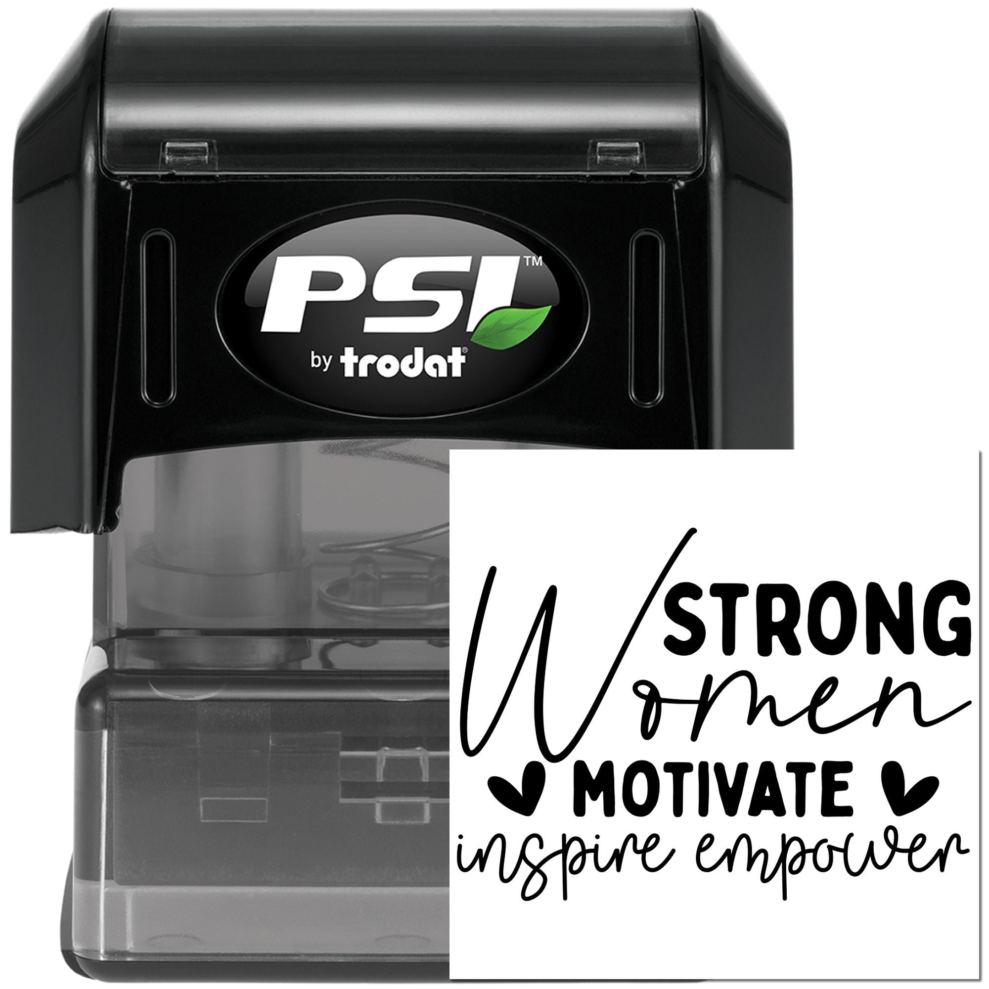 Pre-Inked Strong Women Inspire Craft Stamp