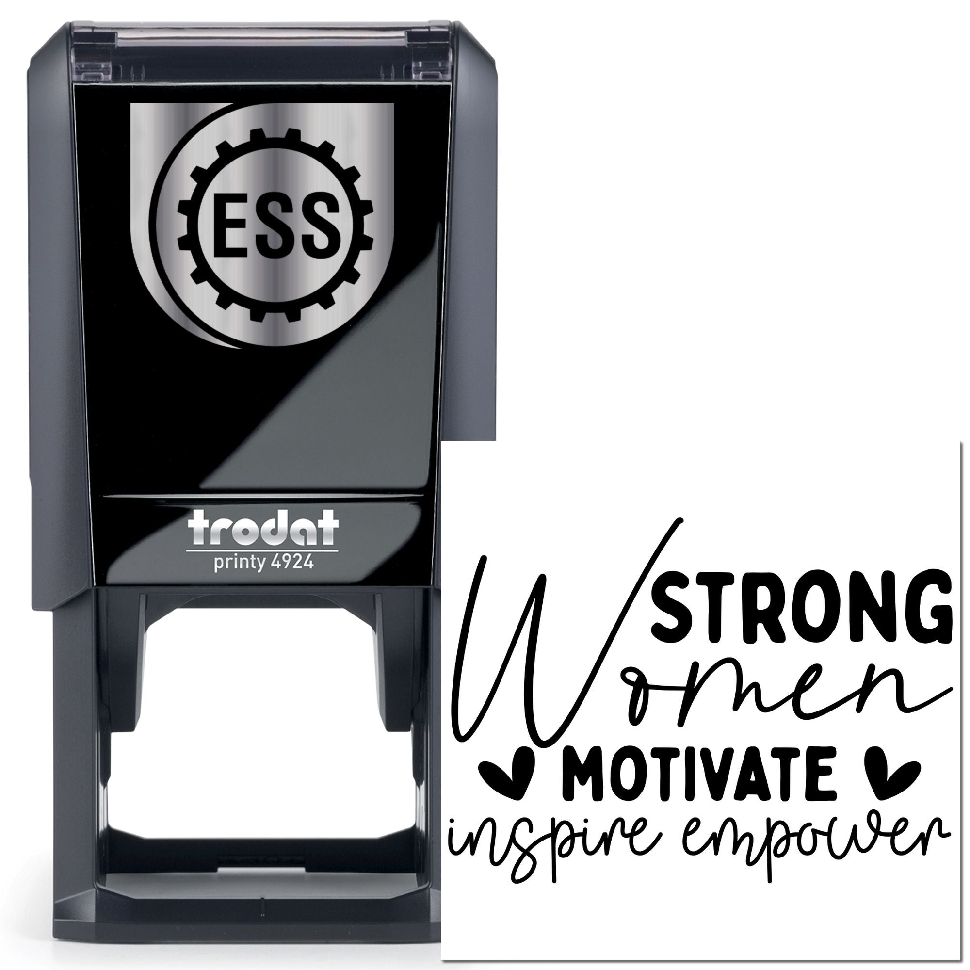 Self-Inking Strong Women Scrapbooking Stamp