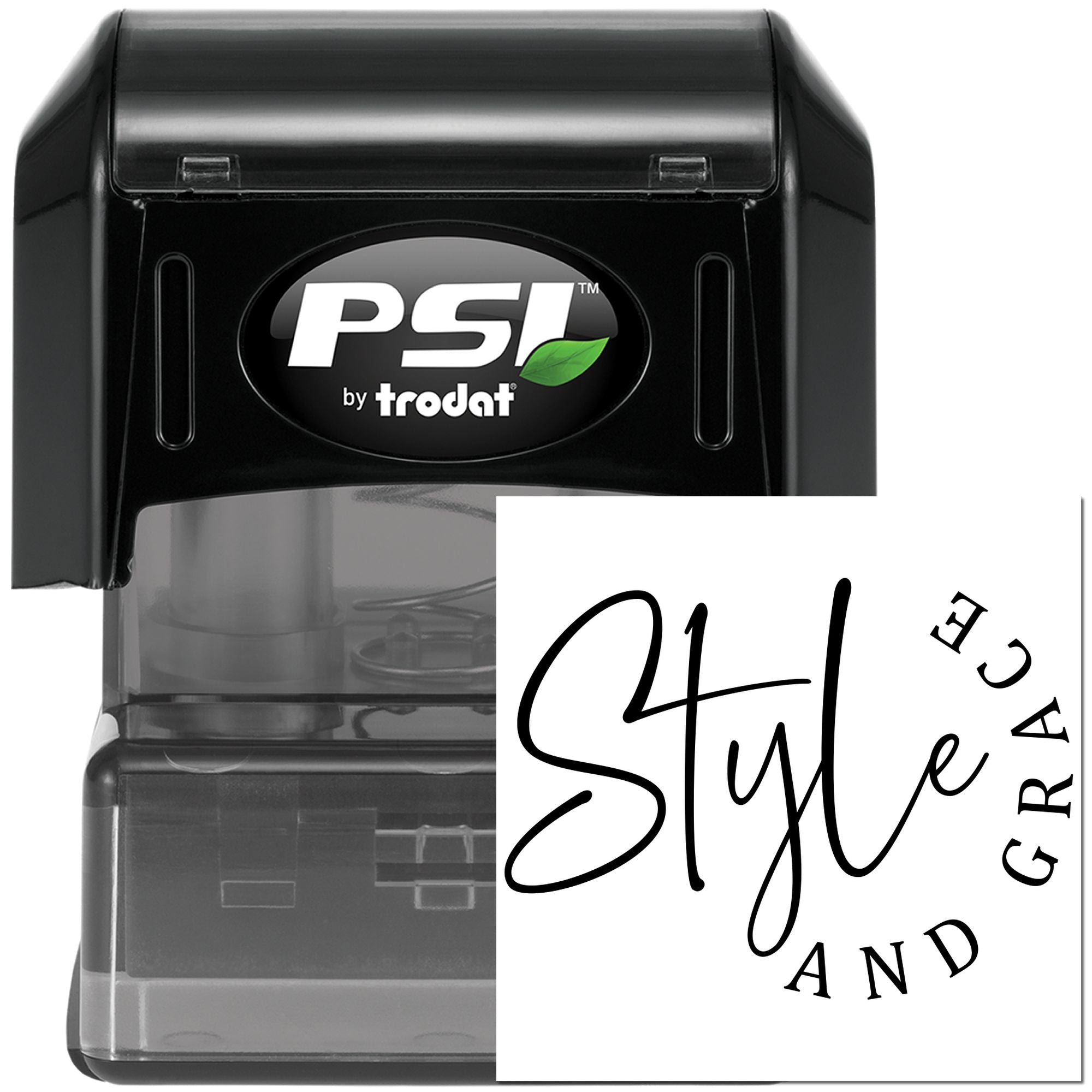 Pre-Inked Style And Grace Scrapbook Stamp